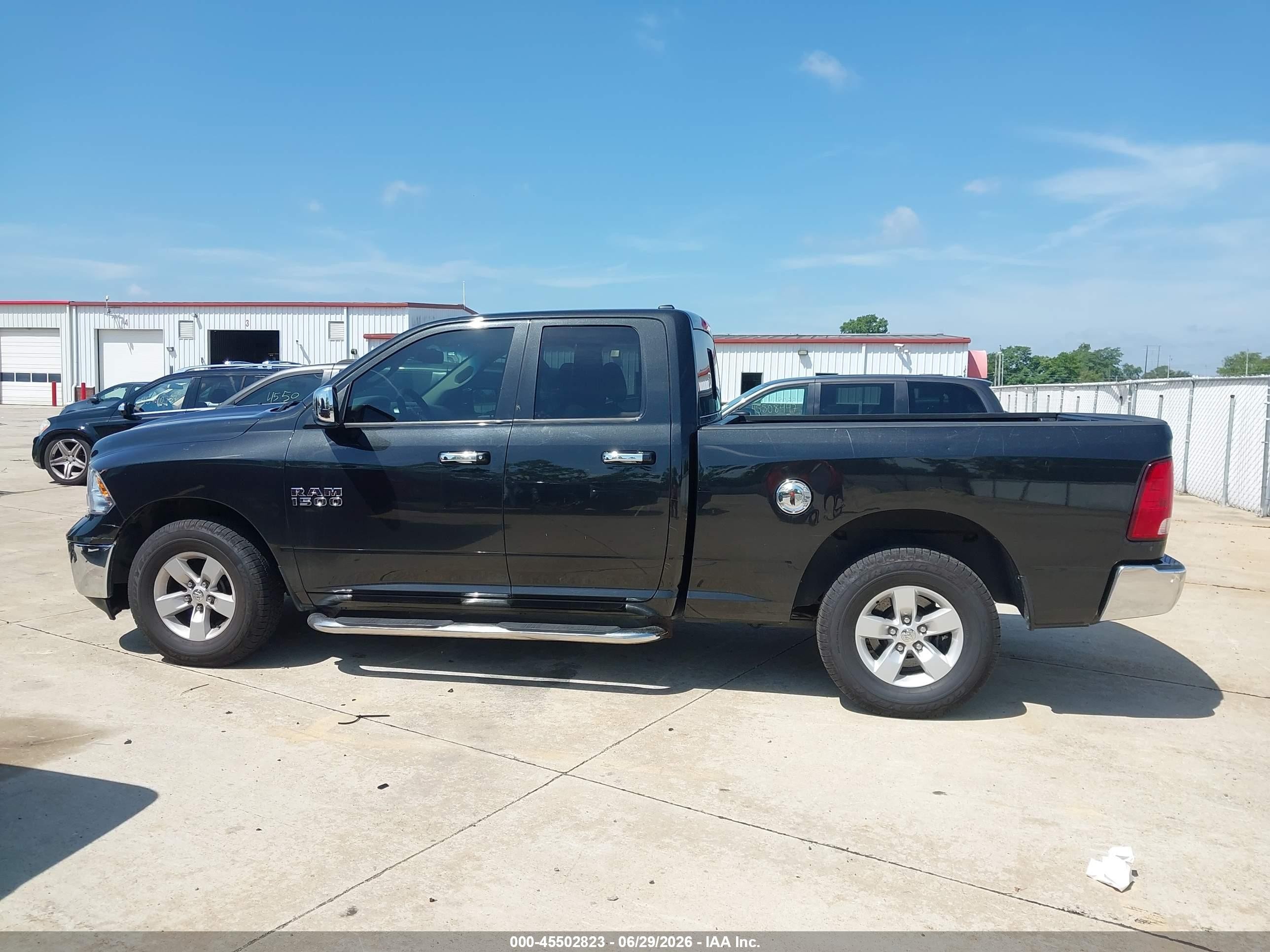 2015 Ram 1500 Slt Black vin: 1C6RR6GG2FS634241