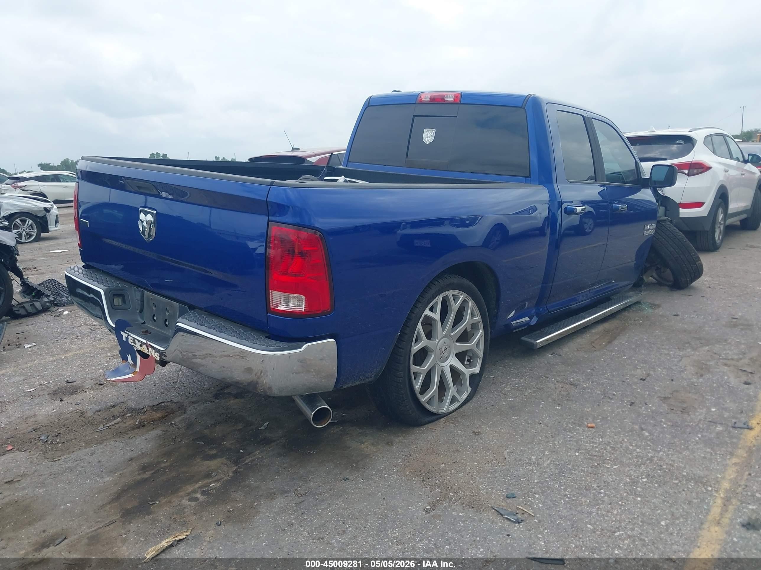 2015 Ram 1500 Slt Blue vin: 1C6RR6GG3FS552860