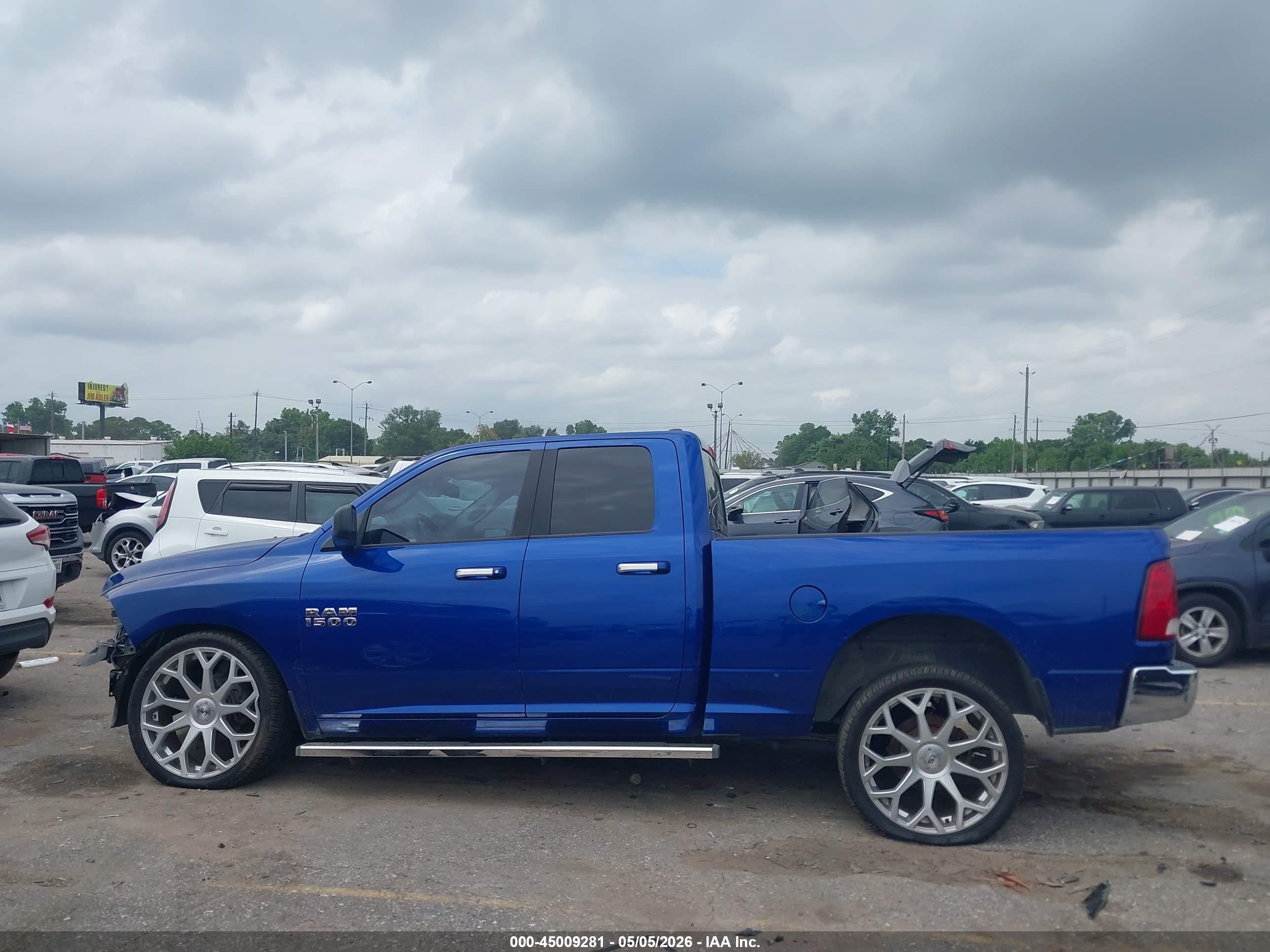 2015 Ram 1500 Slt Blue vin: 1C6RR6GG3FS552860