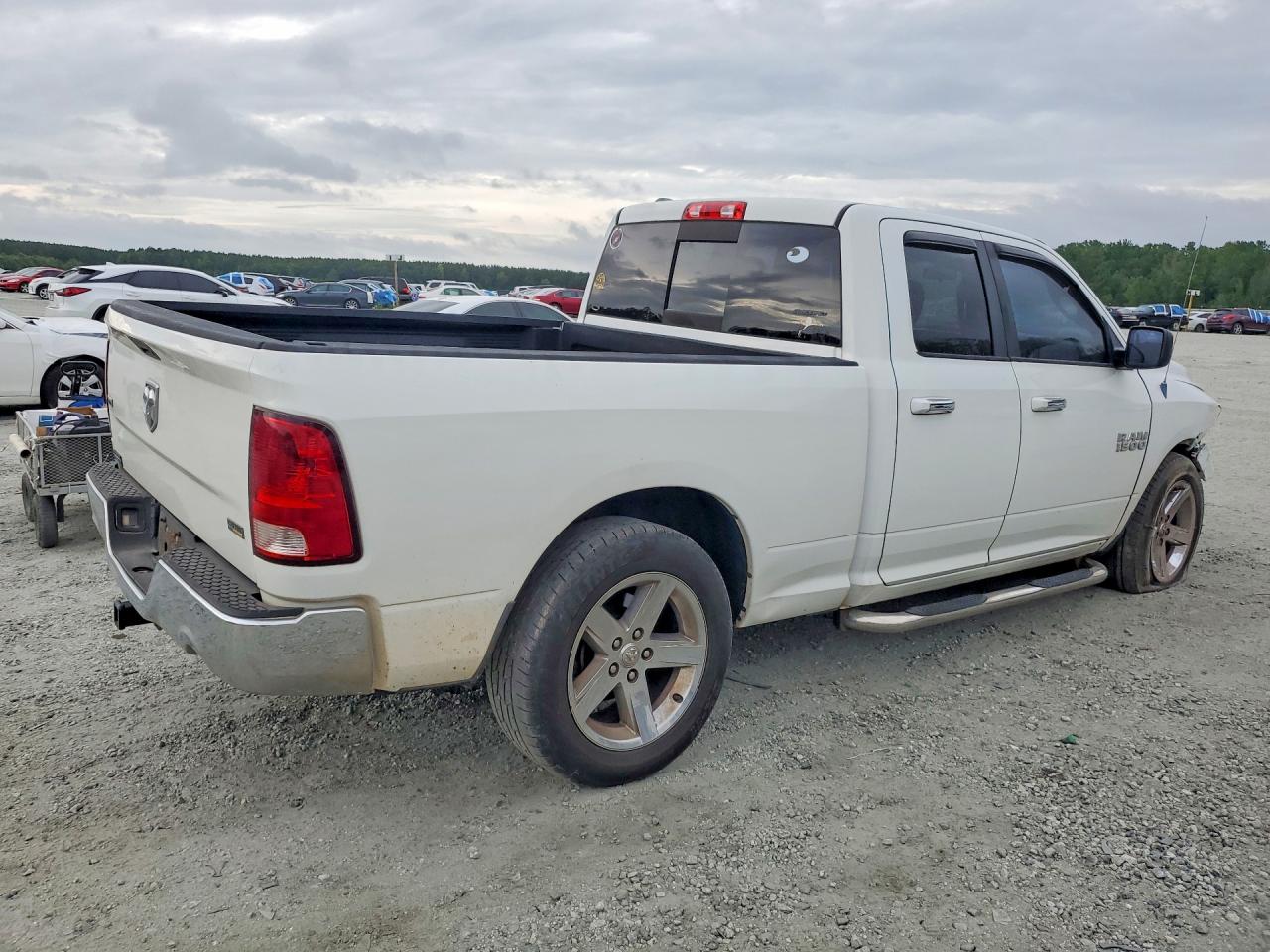 2013 Ram 1500 Slt White vin: 1C6RR6GG4DS597156