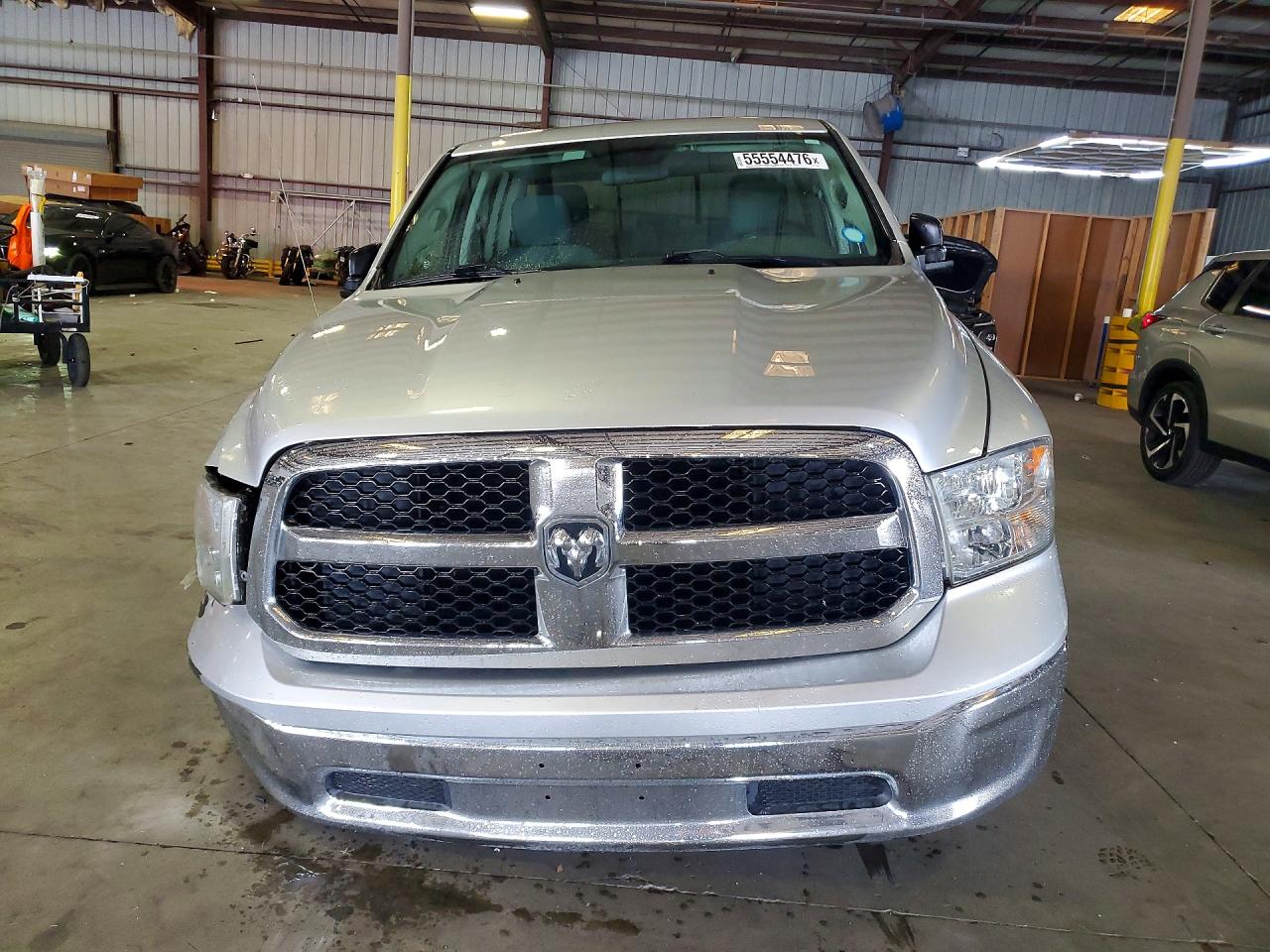 2017 Ram 1500 Slt Silver vin: 1C6RR6GG4HS741505