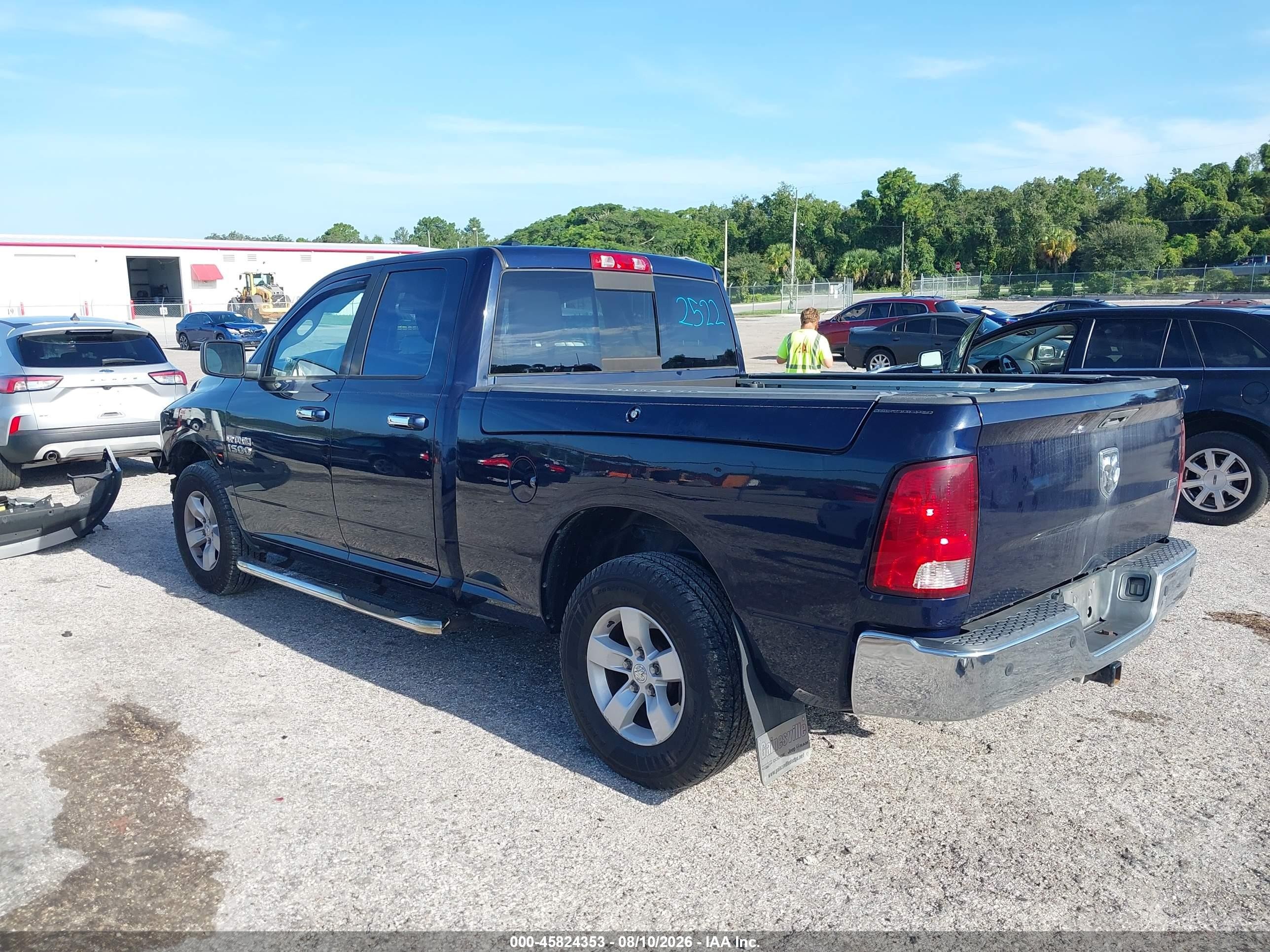 2013 Ram 1500 Slt Dark Blue vin: 1C6RR6GG5DS592385