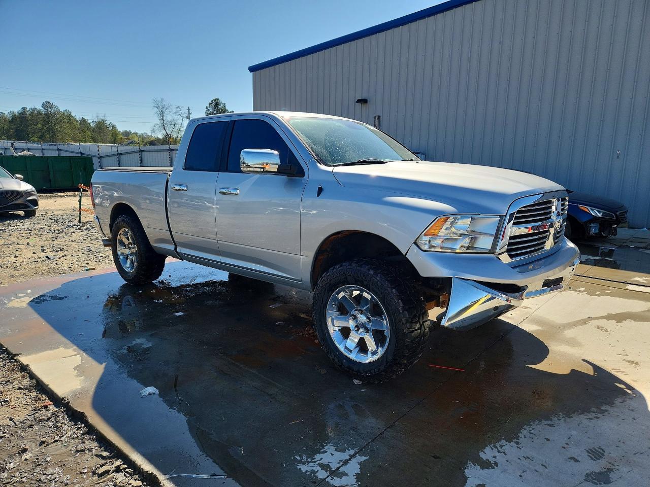 2014 Ram 1500 Slt Silver vin: 1C6RR6GG5ES456954
