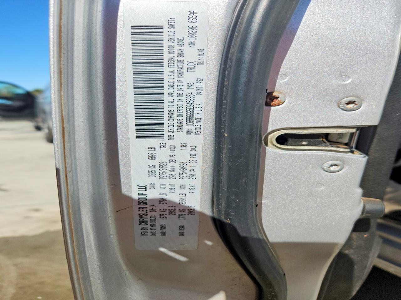 2014 Ram 1500 Slt Silver vin: 1C6RR6GG5ES456954