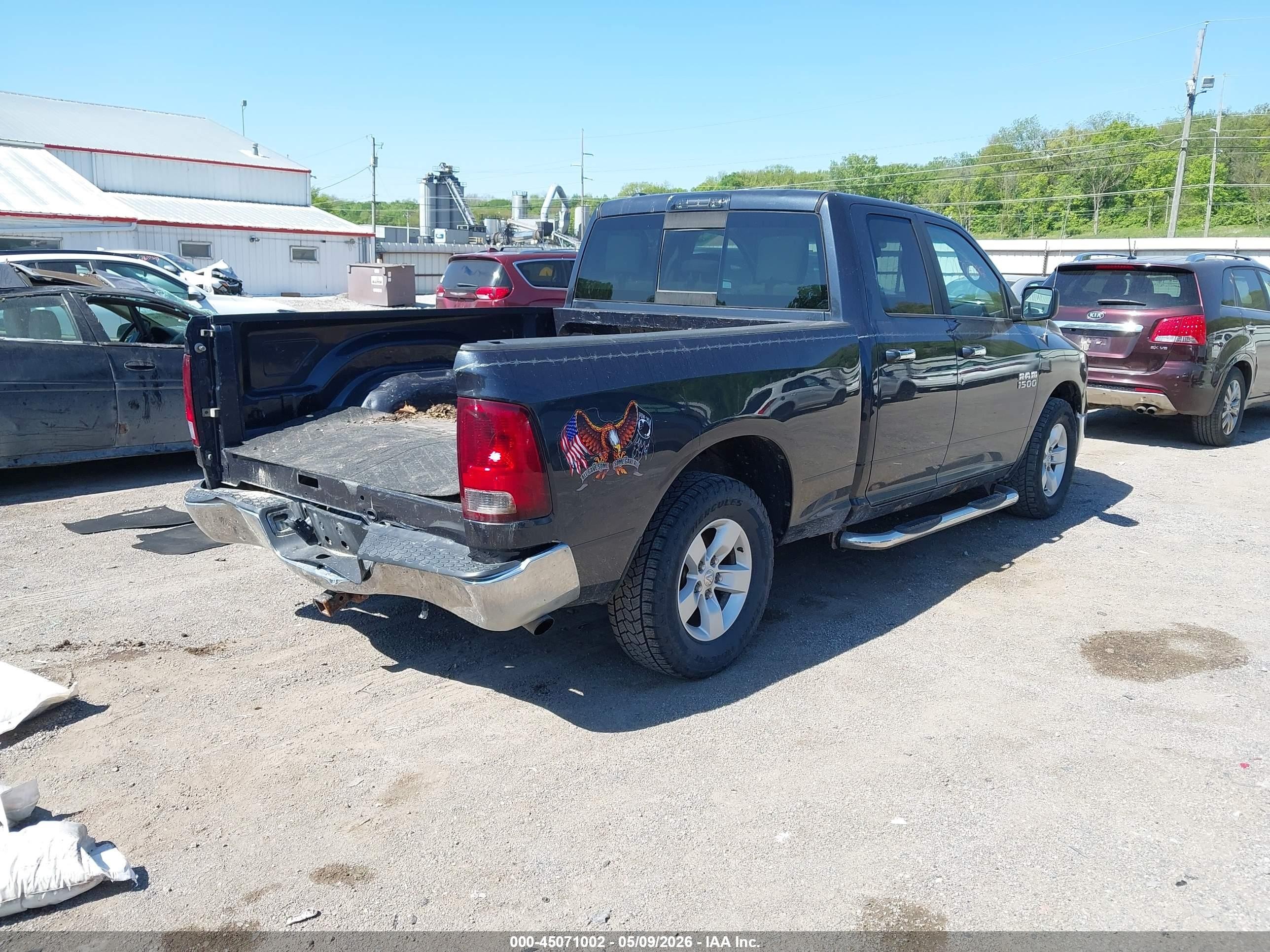 2015 Ram 1500 Slt Black vin: 1C6RR6GG5FS512263