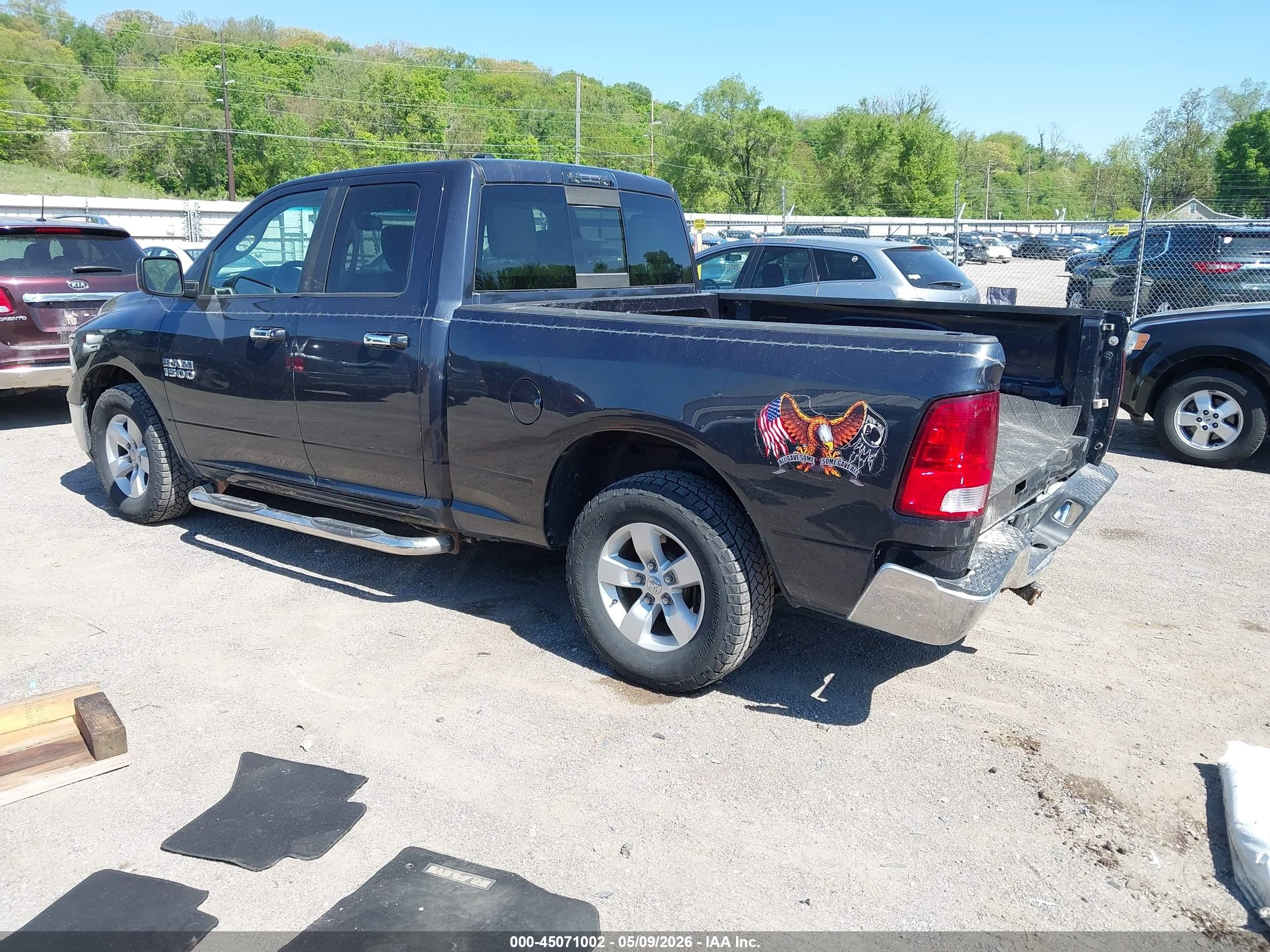 2015 Ram 1500 Slt Black vin: 1C6RR6GG5FS512263