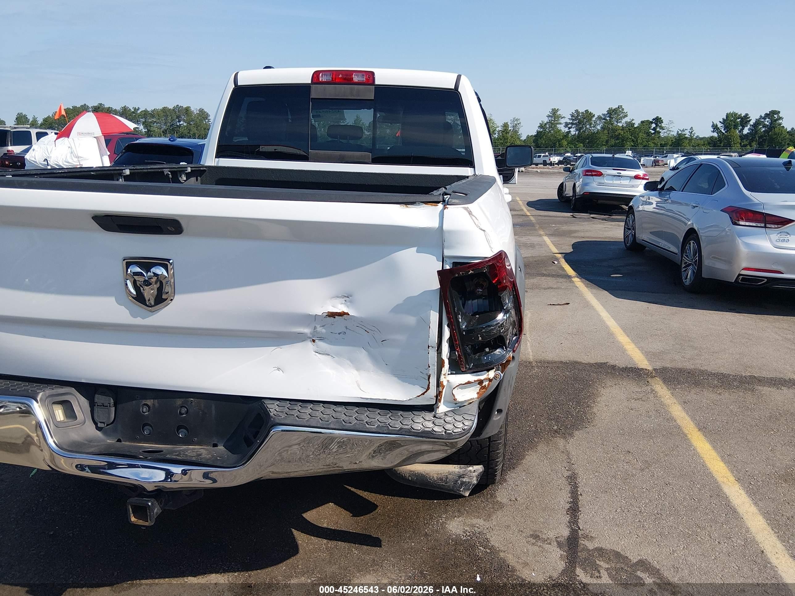 2013 Ram 1500 Slt Белый vin: 1C6RR6GG6DS535161