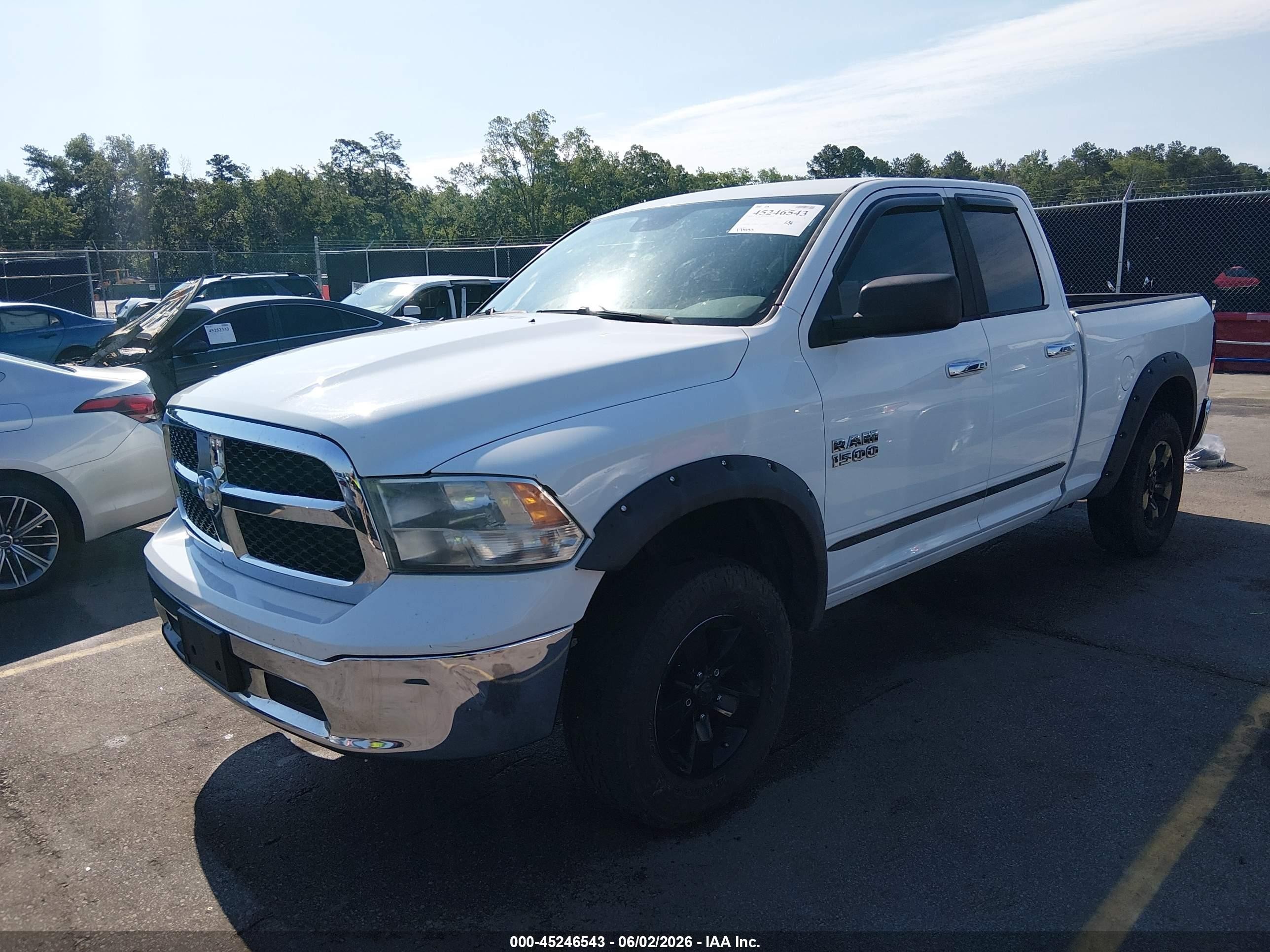 2013 Ram 1500 Slt Белый vin: 1C6RR6GG6DS535161