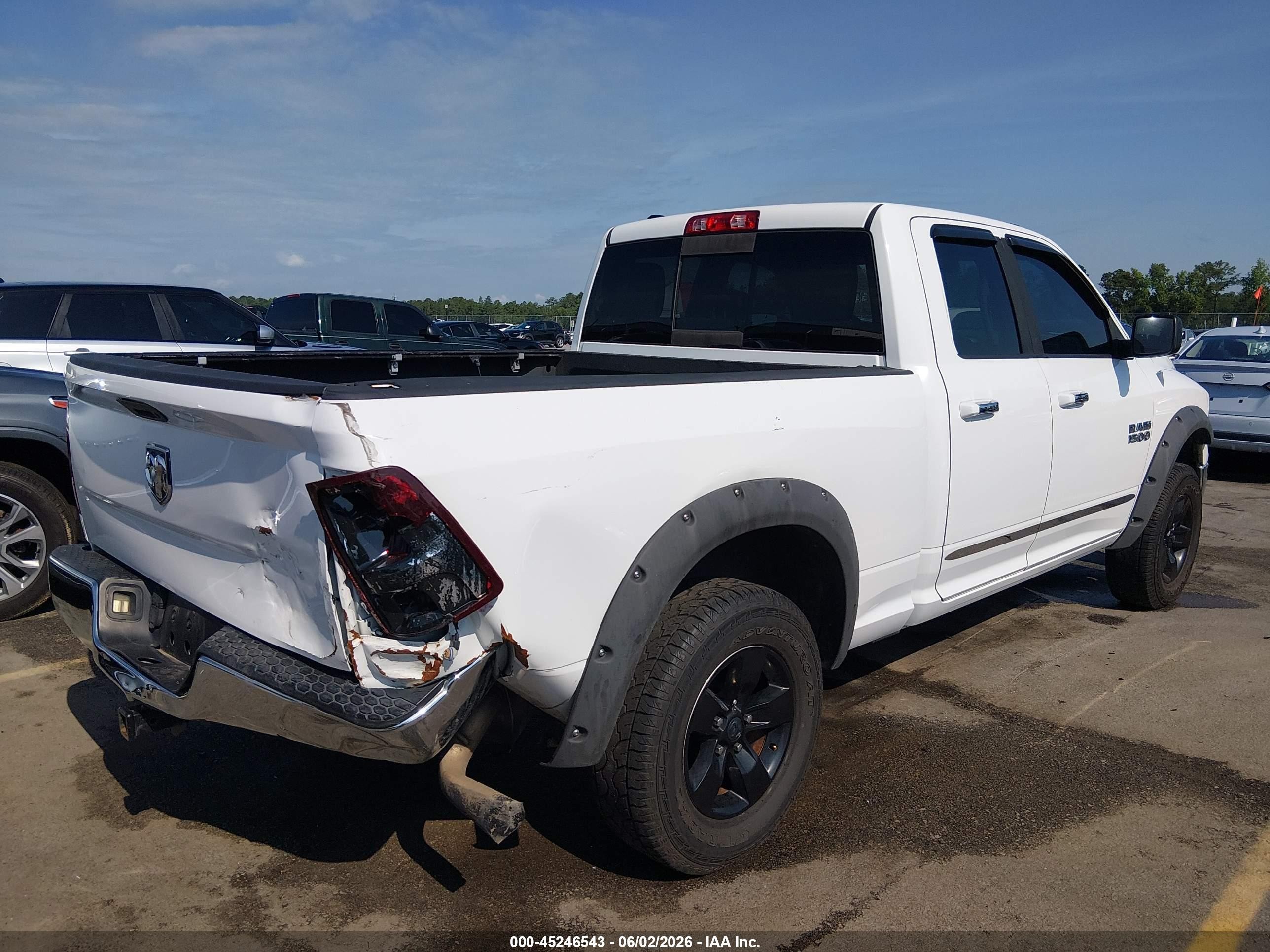 2013 Ram 1500 Slt Белый vin: 1C6RR6GG6DS535161