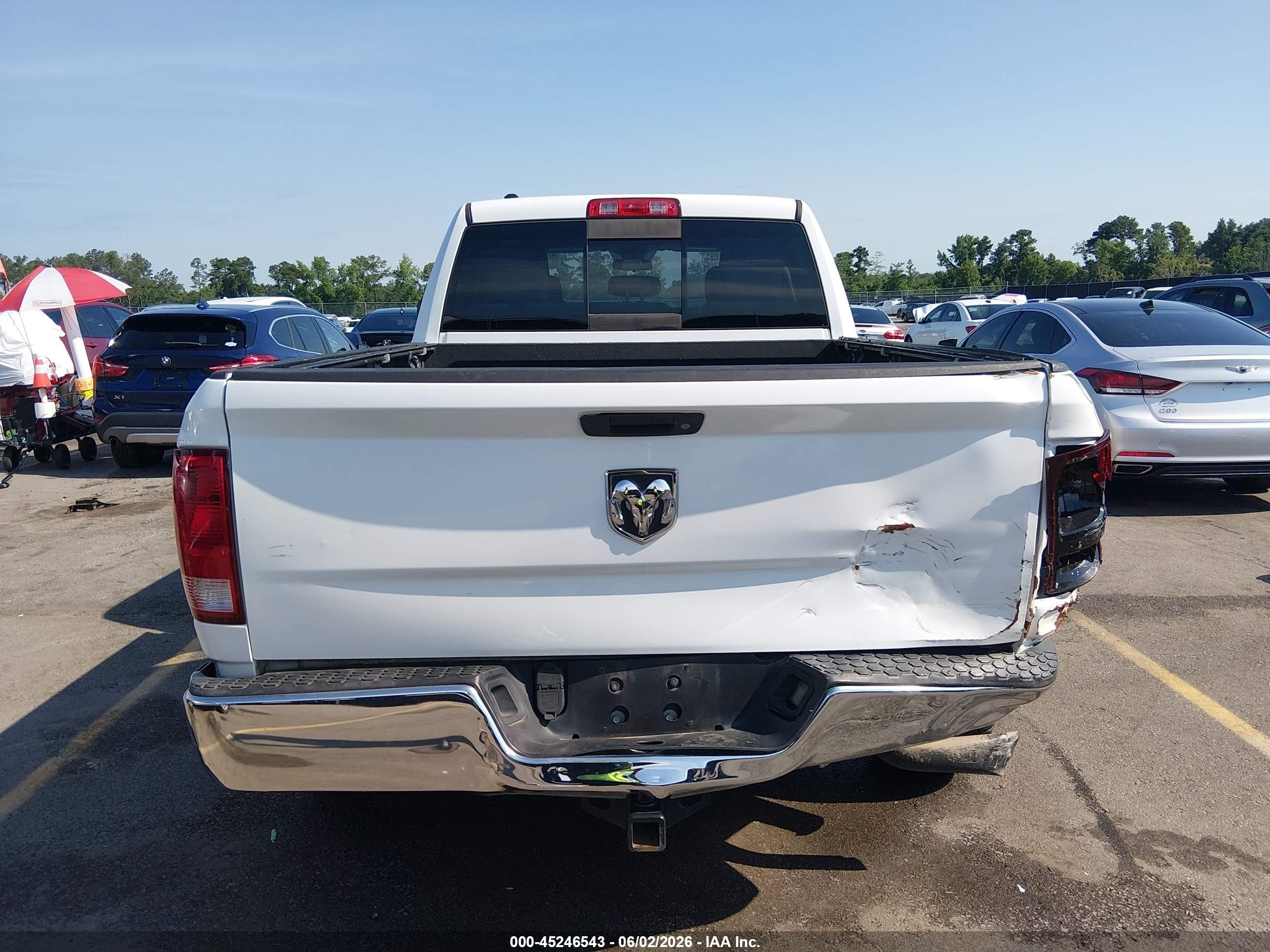 2013 Ram 1500 Slt Белый vin: 1C6RR6GG6DS535161