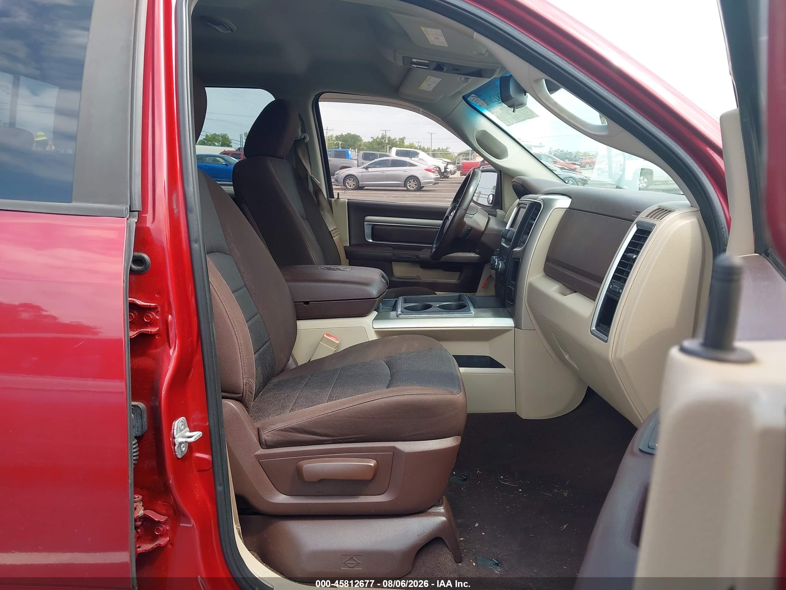 2014 Ram 1500 Lone Star Темно-бордовый vin: 1C6RR6GG6ES102957