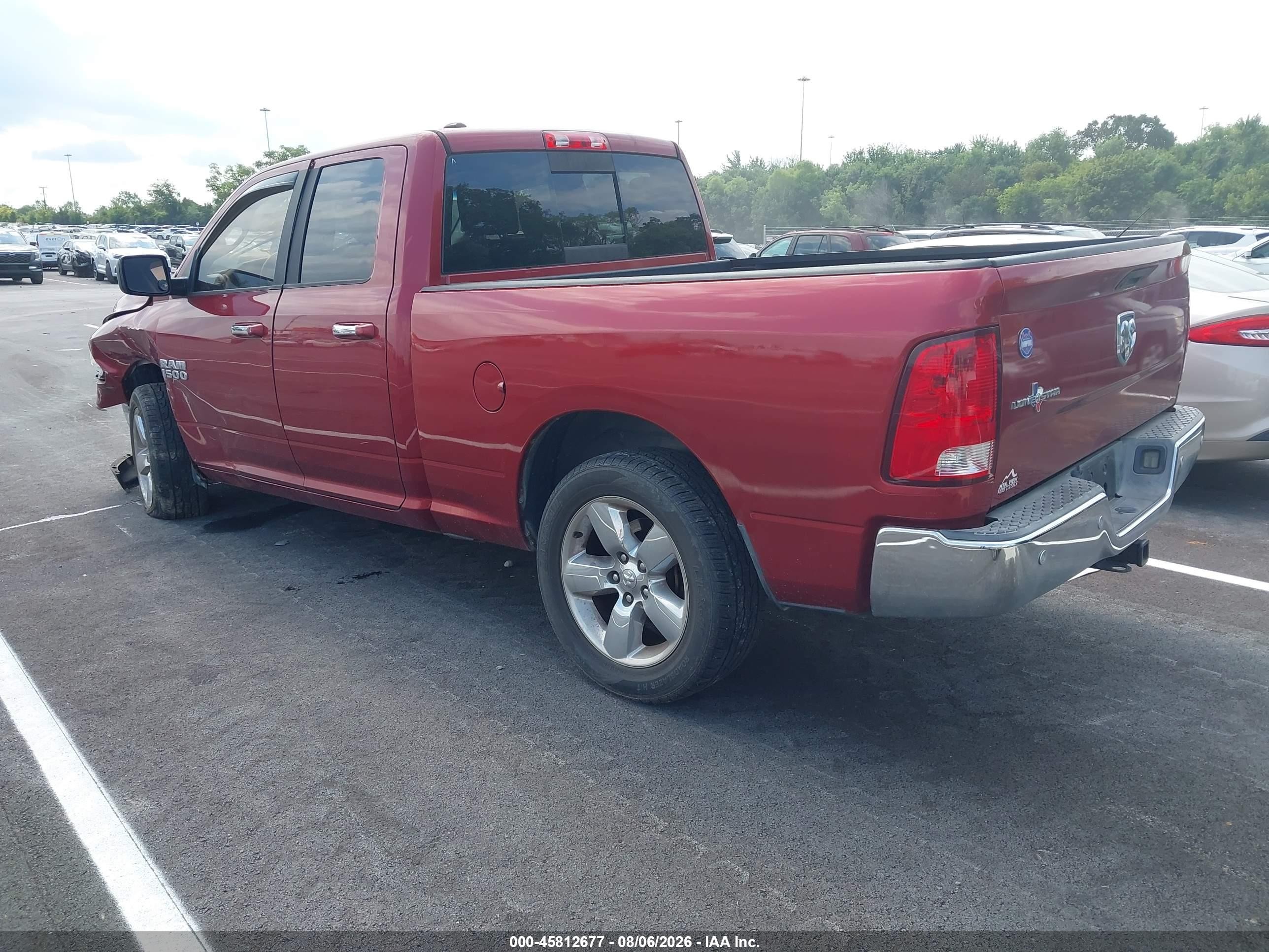 2014 Ram 1500 Lone Star Темно-бордовый vin: 1C6RR6GG6ES102957