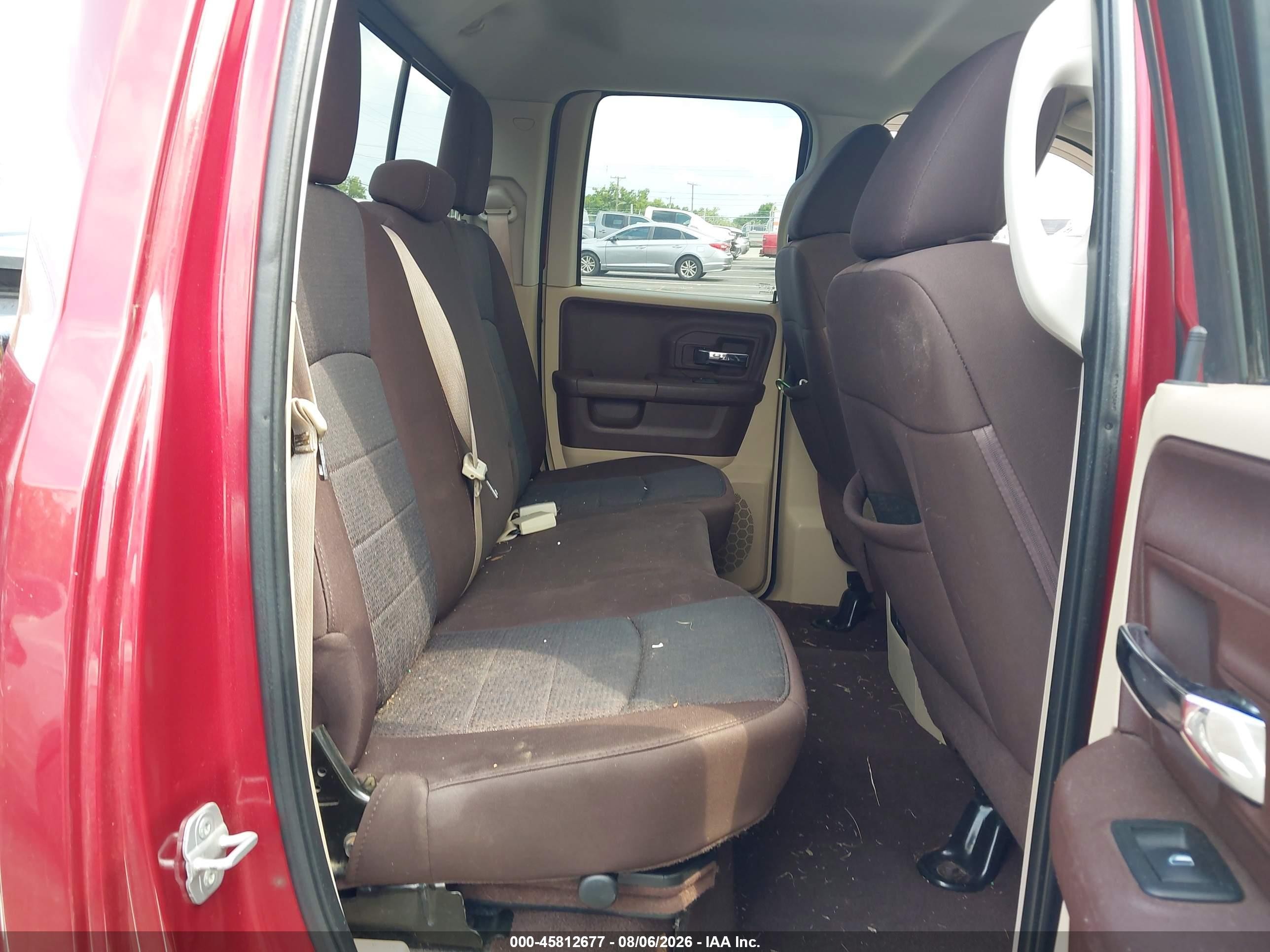 2014 Ram 1500 Lone Star Темно-бордовый vin: 1C6RR6GG6ES102957