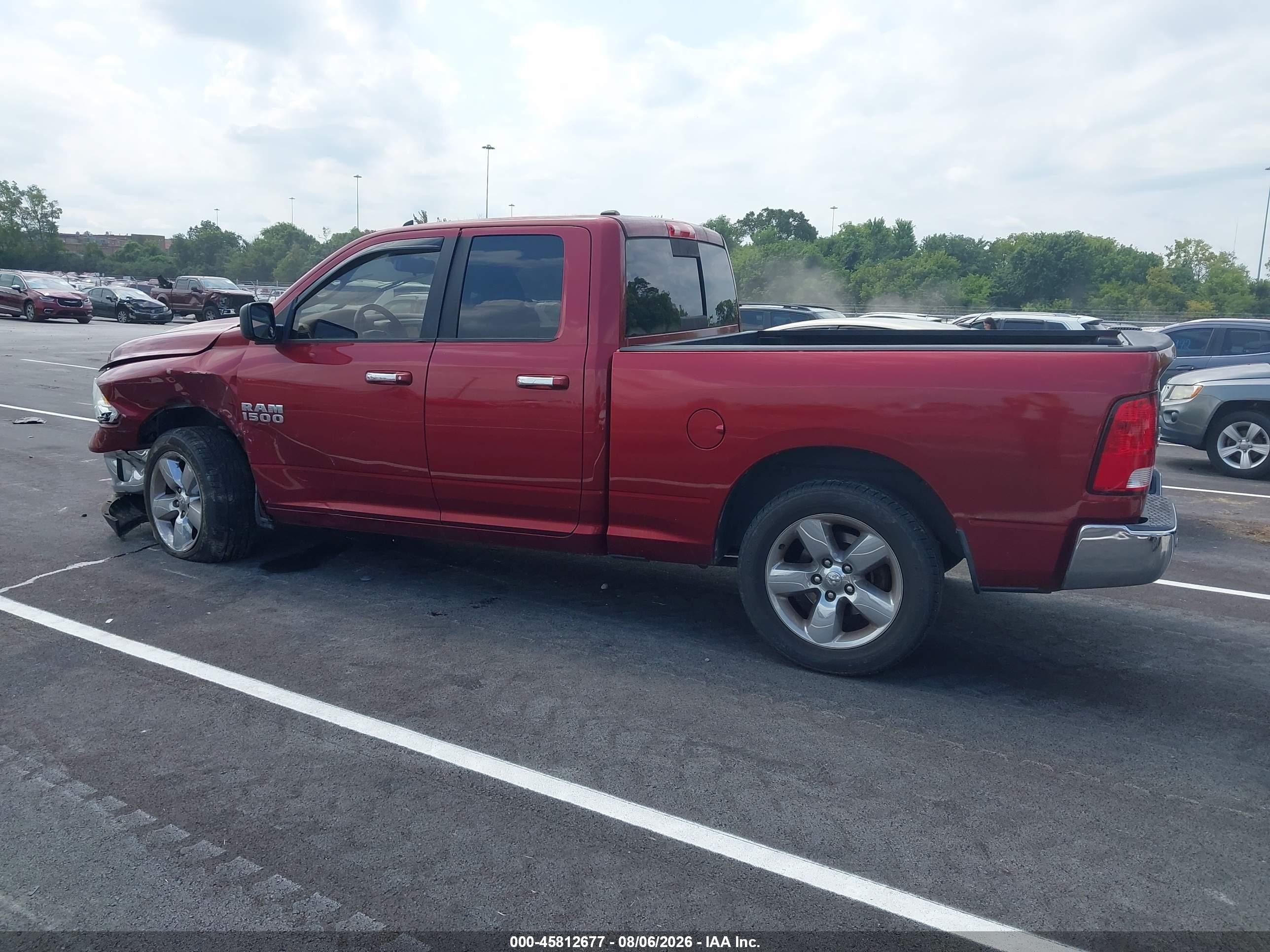 2014 Ram 1500 Lone Star Темно-бордовый vin: 1C6RR6GG6ES102957
