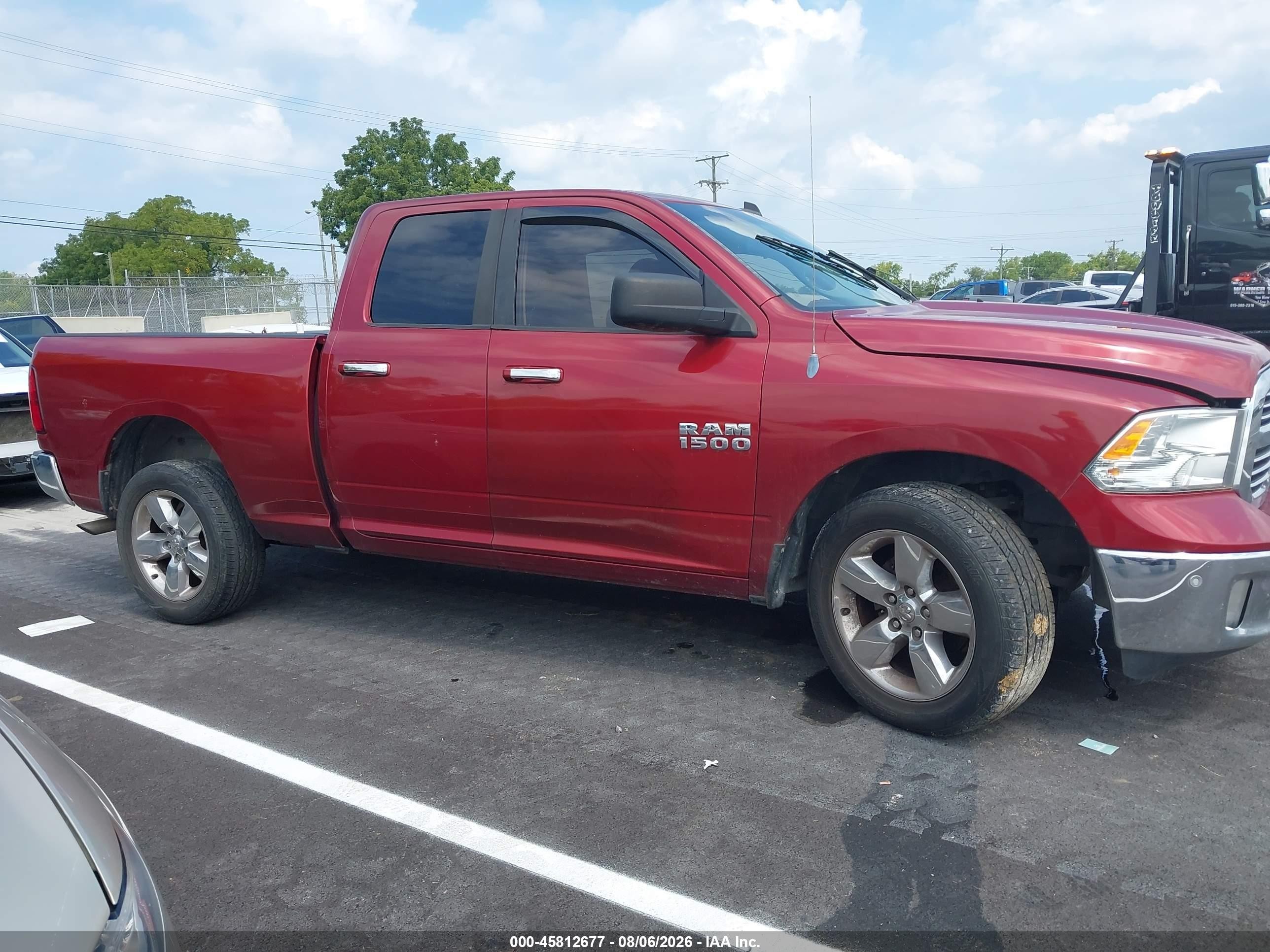 2014 Ram 1500 Lone Star Темно-бордовый vin: 1C6RR6GG6ES102957