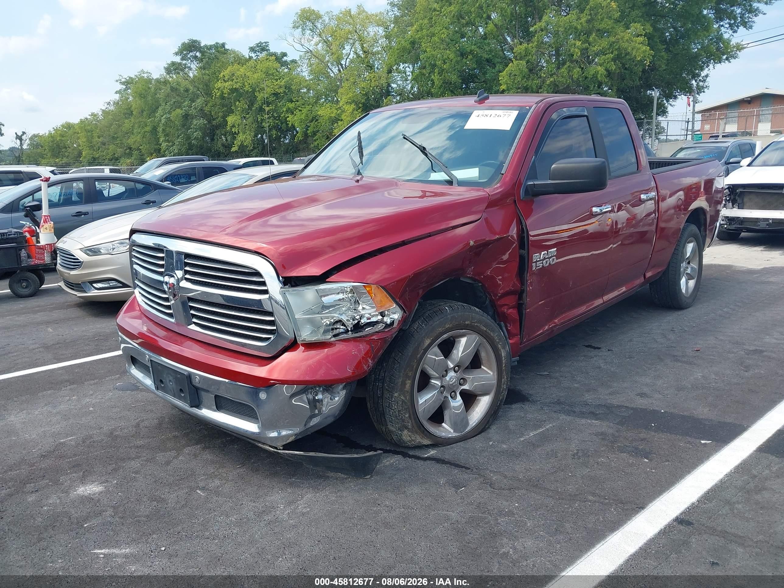2014 Ram 1500 Lone Star Темно-бордовый vin: 1C6RR6GG6ES102957