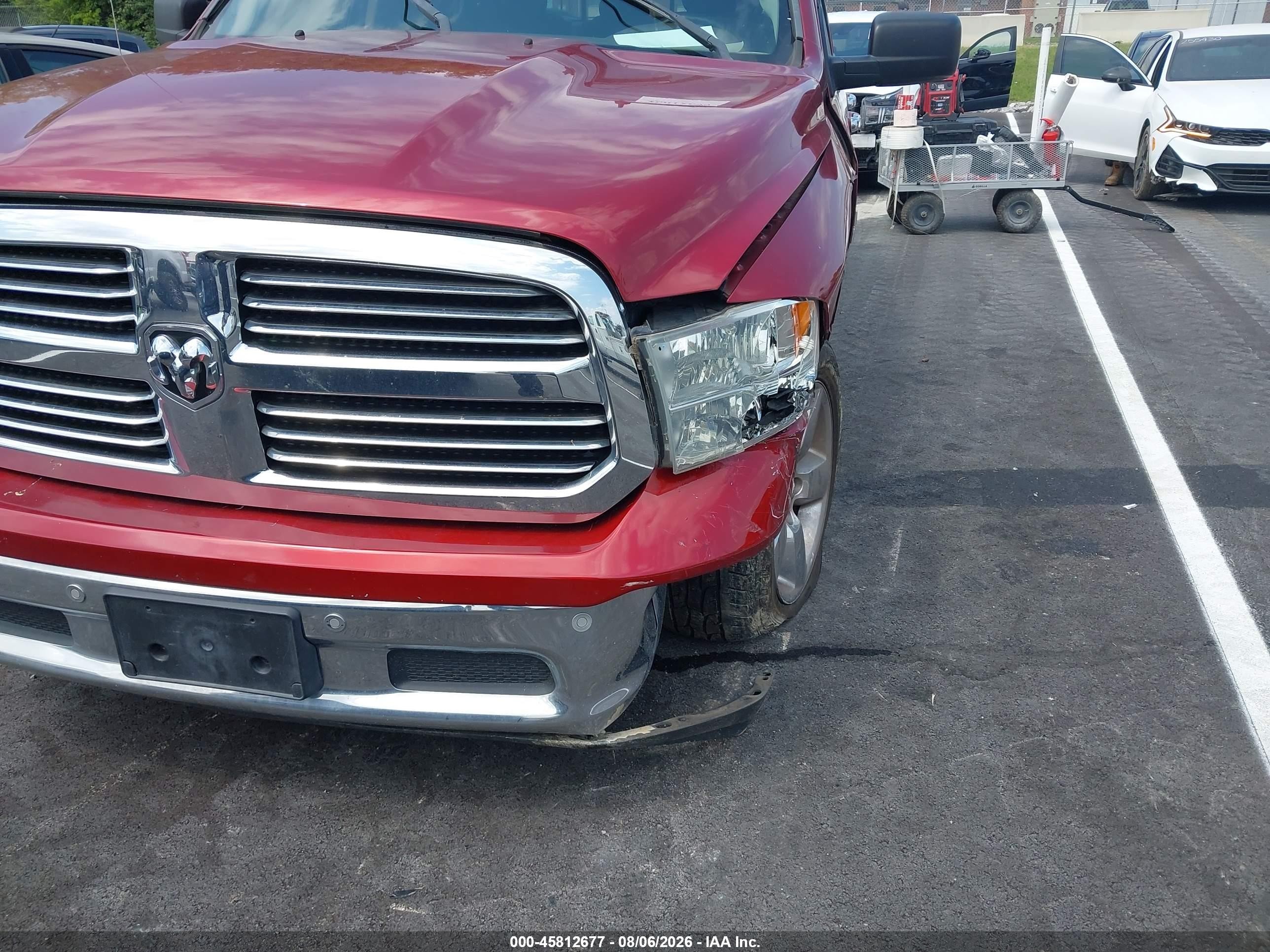 2014 Ram 1500 Lone Star Темно-бордовый vin: 1C6RR6GG6ES102957