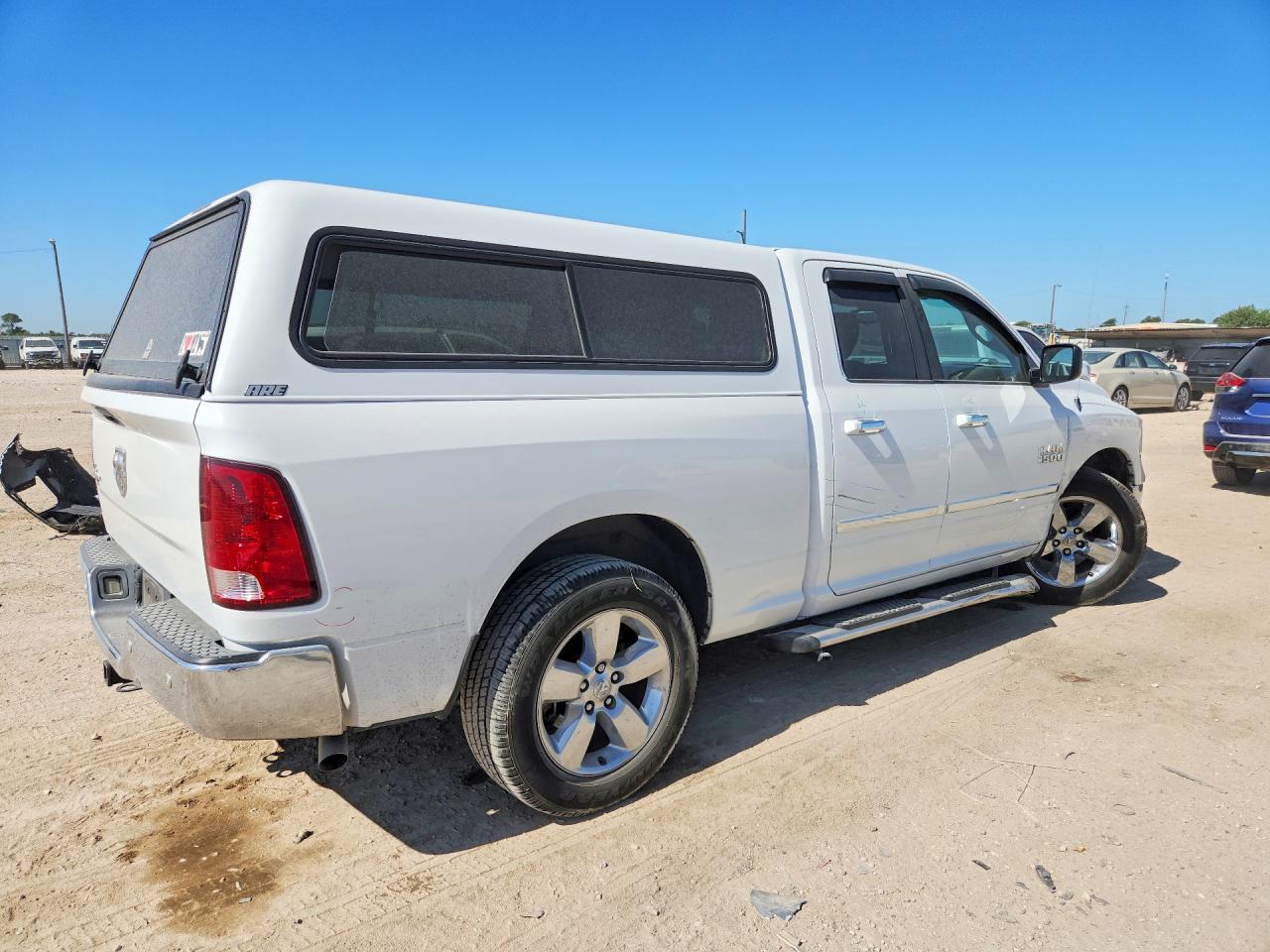 2014 Ram 1500 Slt White vin: 1C6RR6GG6ES245309