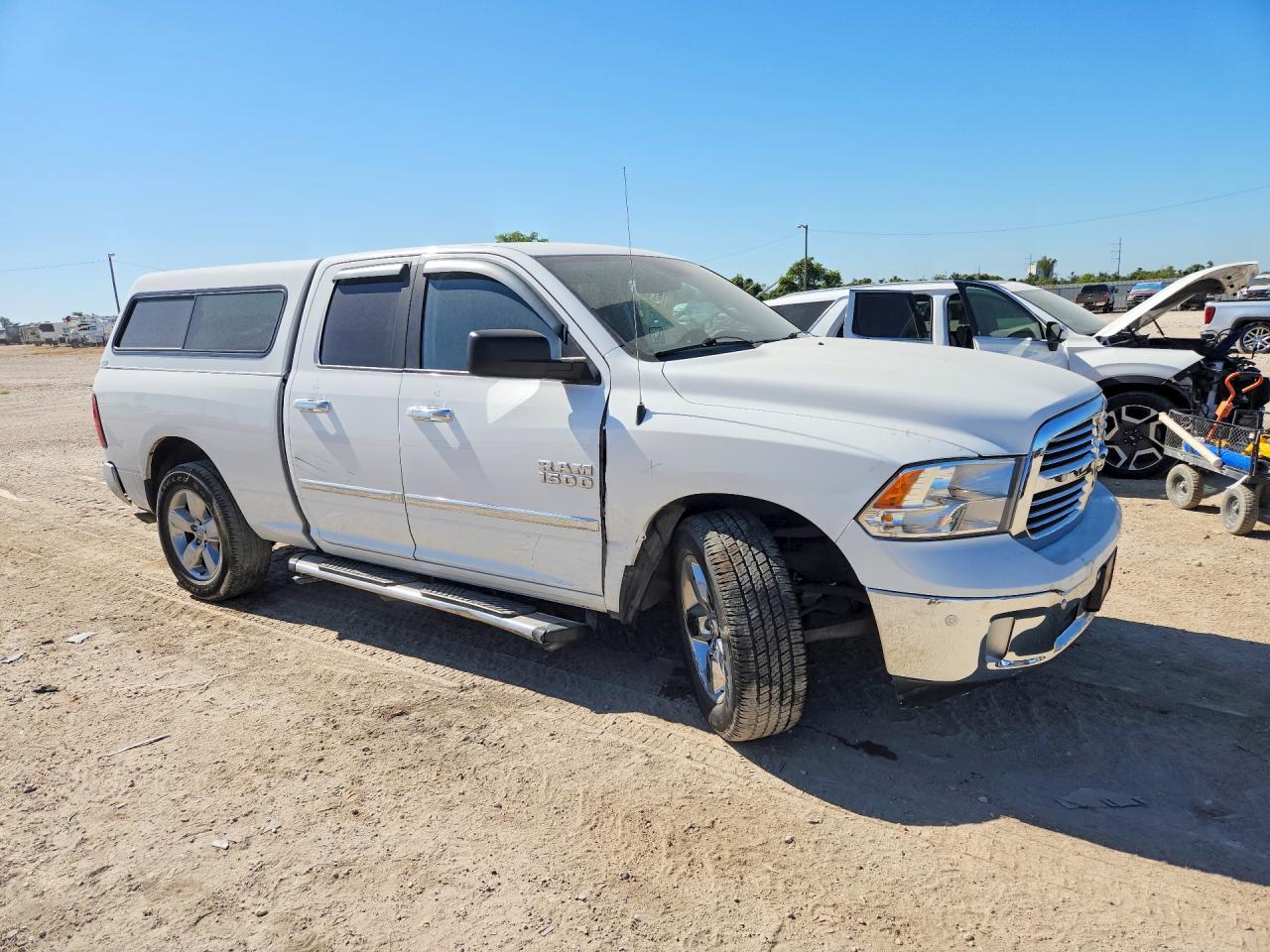 2014 Ram 1500 Slt White vin: 1C6RR6GG6ES245309