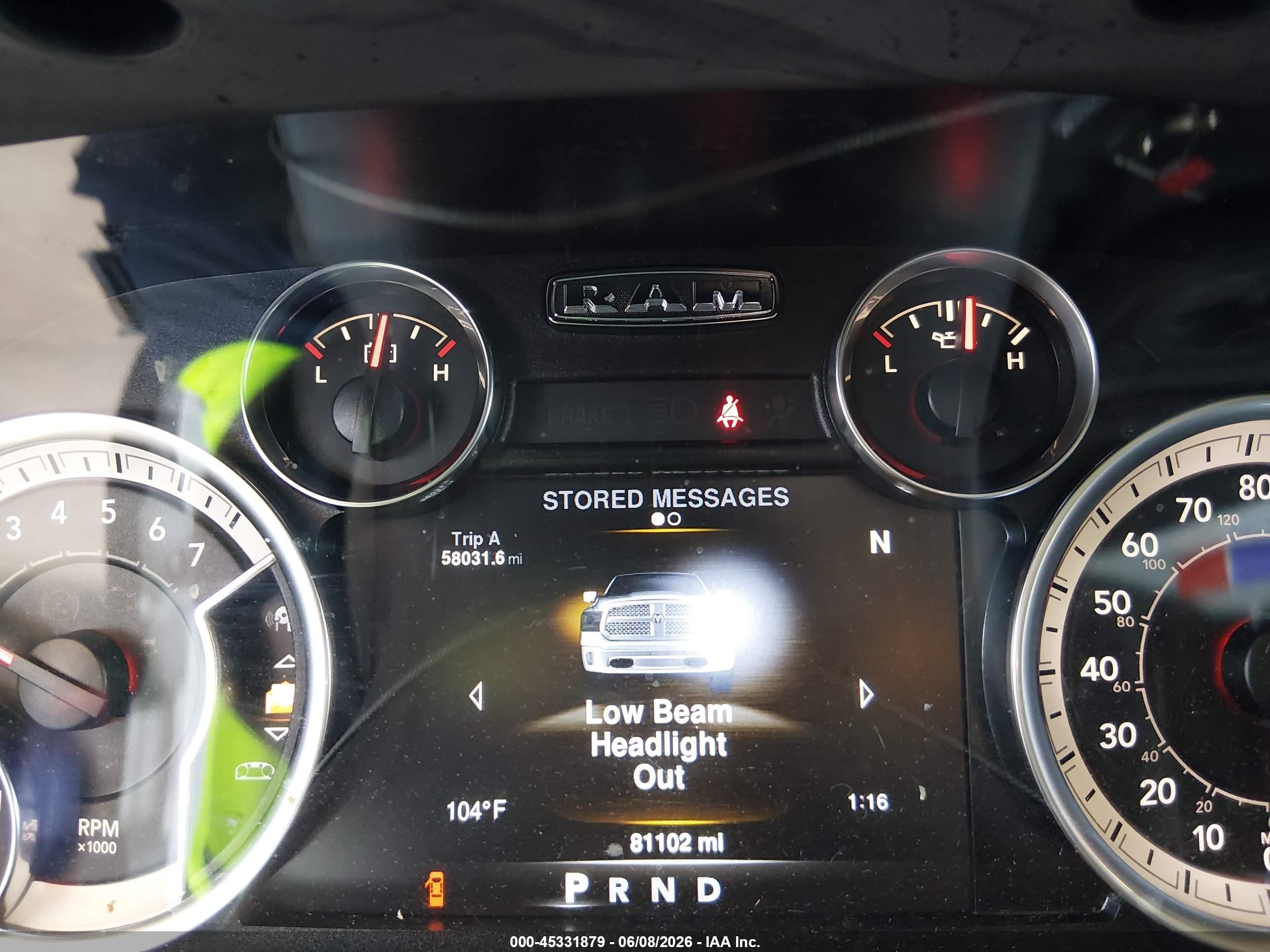 2019 Ram 1500 Classic Warlock  4x2 6'4 Box White vin: 1C6RR6GG6KS739228
