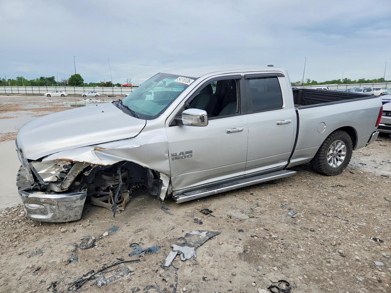 2013 Ram 1500 Slt Gray vin: 1C6RR6GG7DS686252