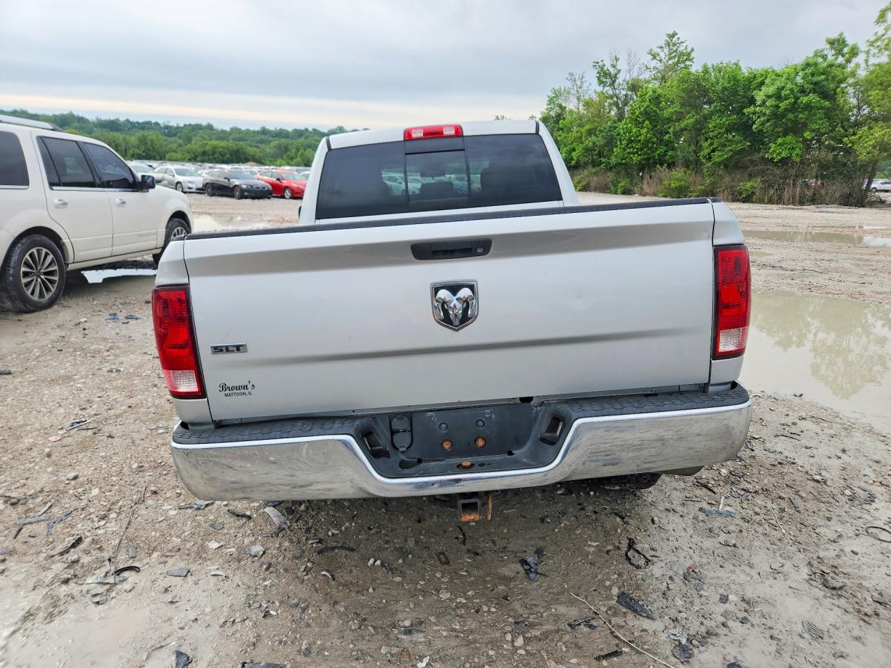 2013 Ram 1500 Slt Gray vin: 1C6RR6GG7DS686252