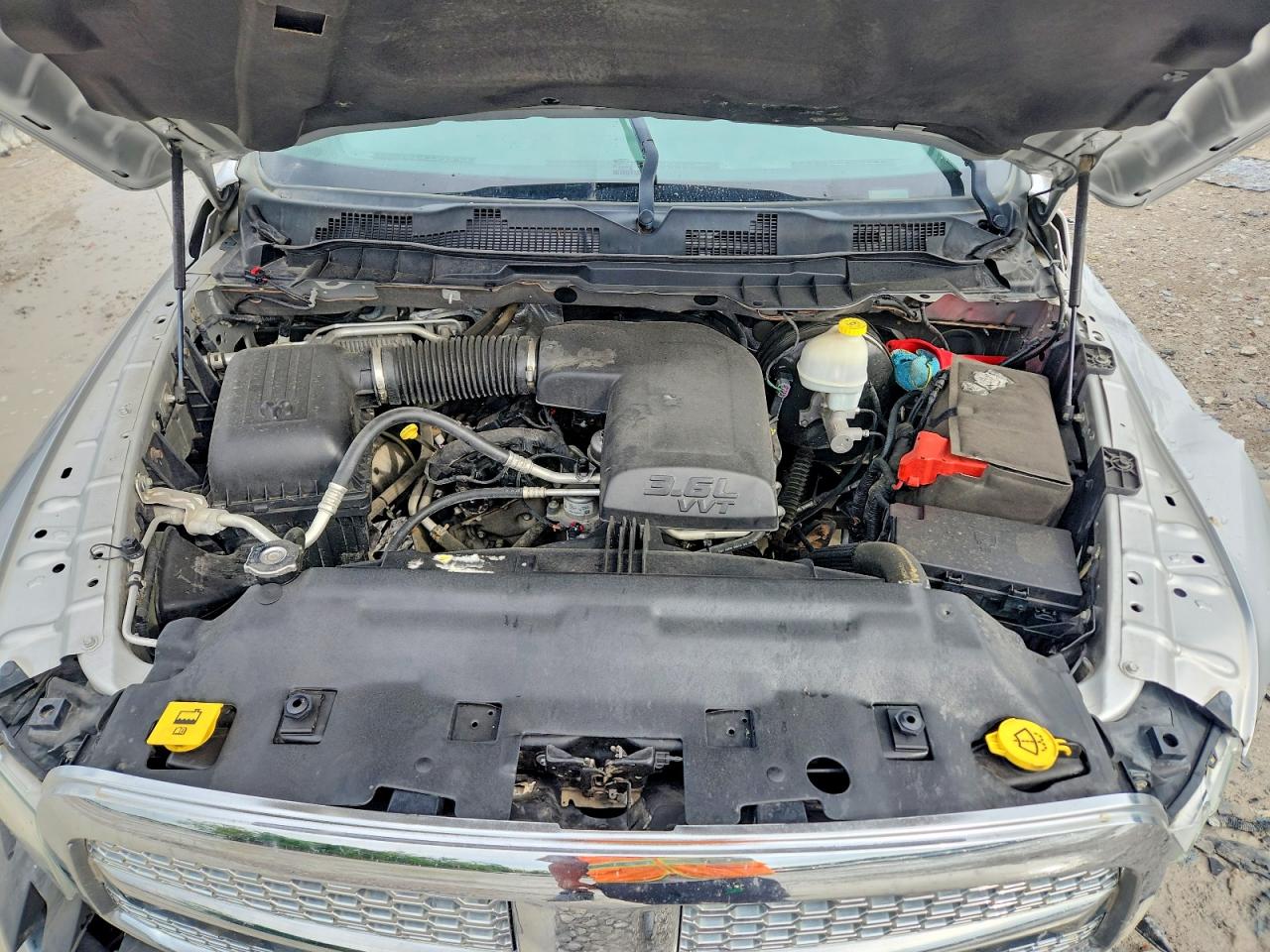 2013 Ram 1500 Slt Gray vin: 1C6RR6GG7DS686252