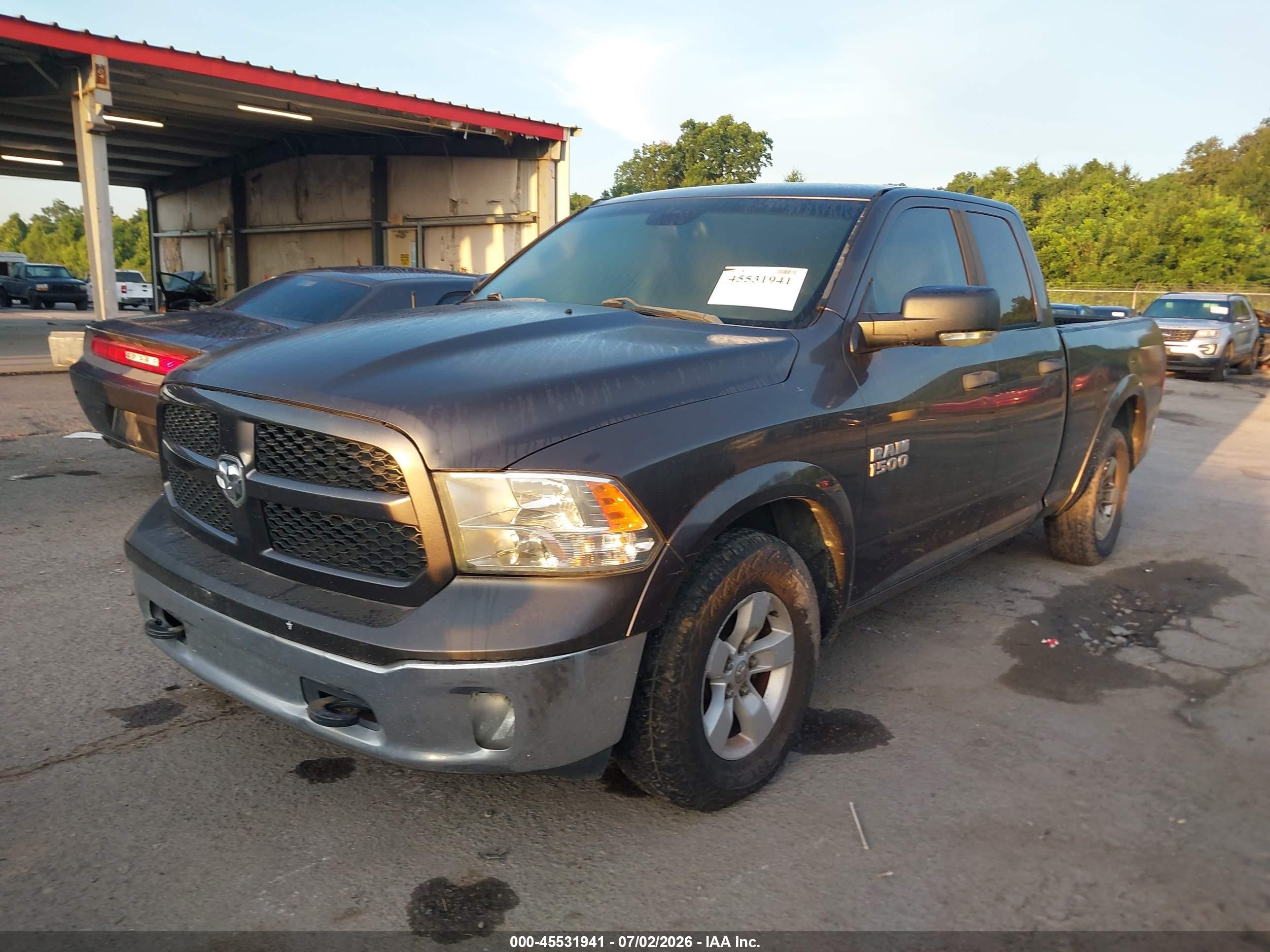 2014 Ram 1500 Outdoorsman Gray vin: 1C6RR6GG9ES372183