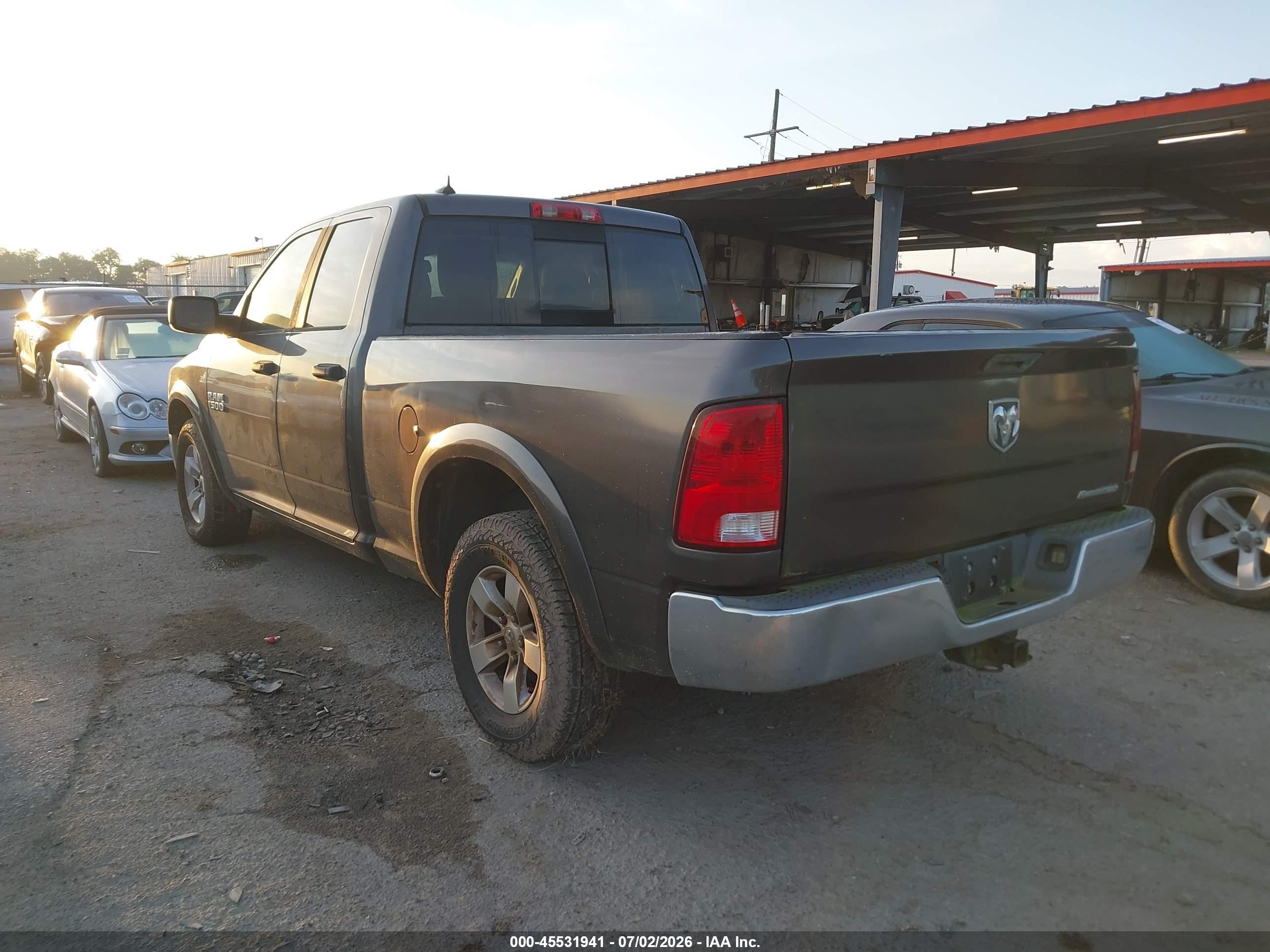 2014 Ram 1500 Outdoorsman Gray vin: 1C6RR6GG9ES372183