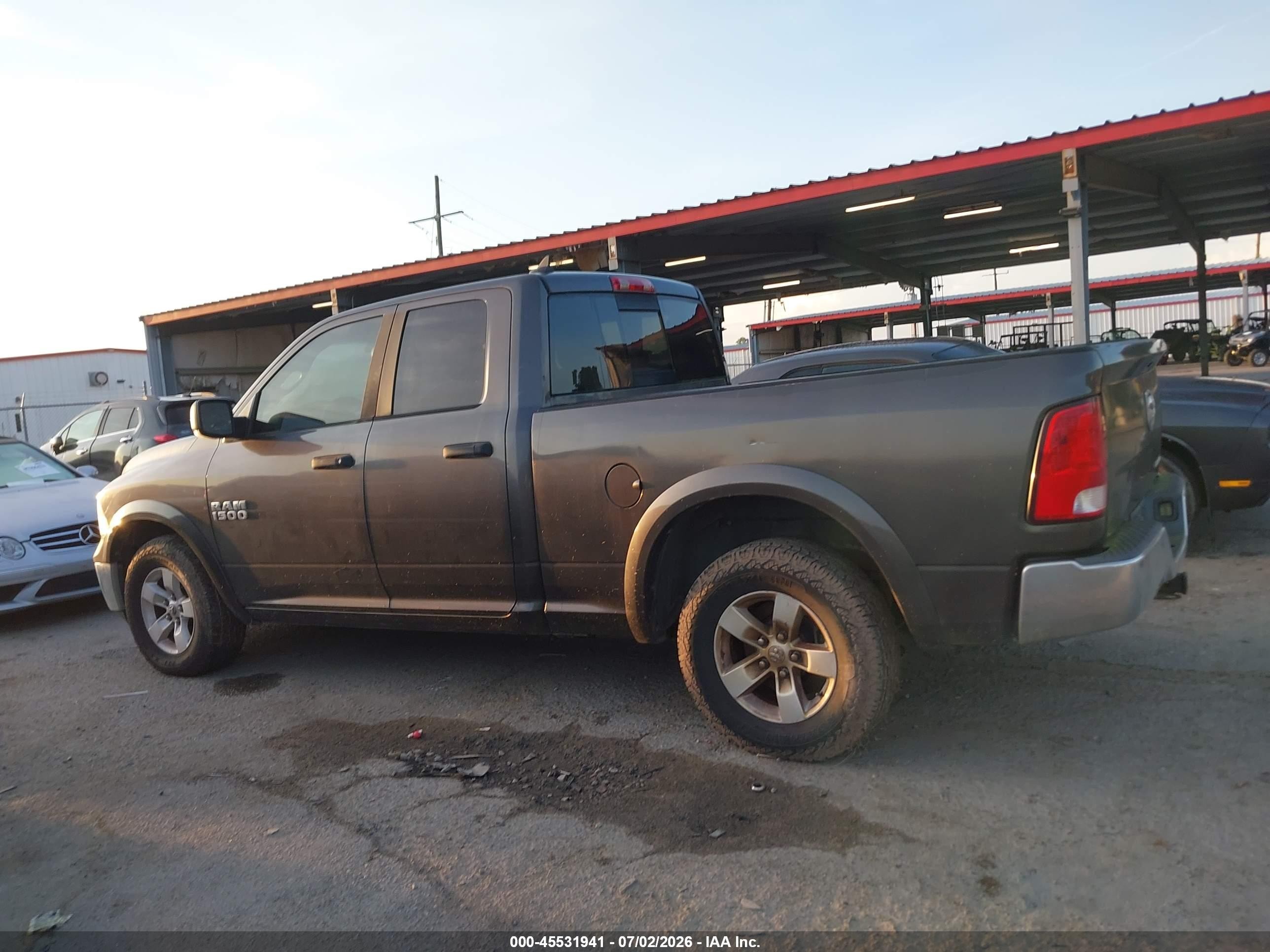 2014 Ram 1500 Outdoorsman Gray vin: 1C6RR6GG9ES372183