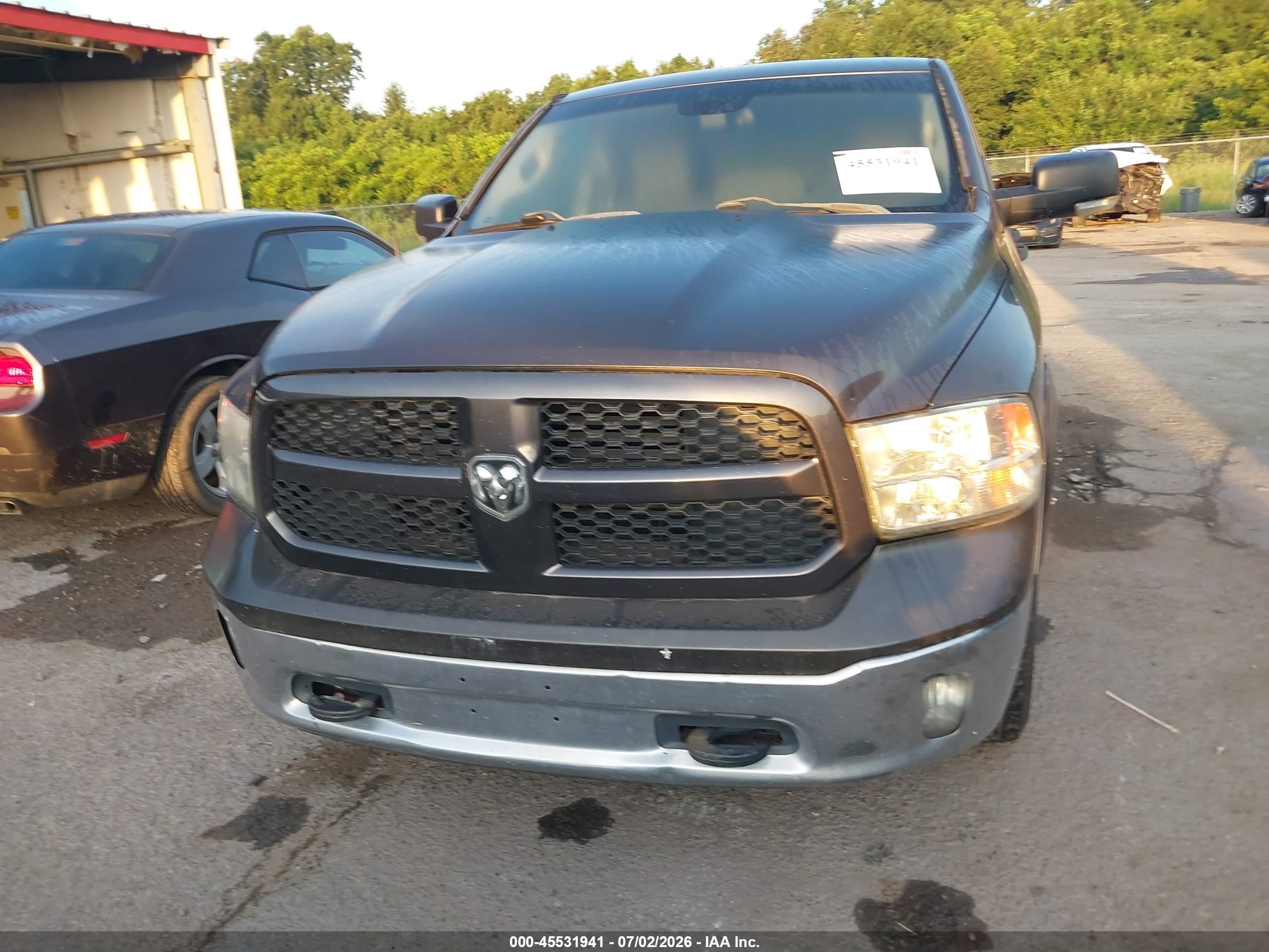 2014 Ram 1500 Outdoorsman Gray vin: 1C6RR6GG9ES372183