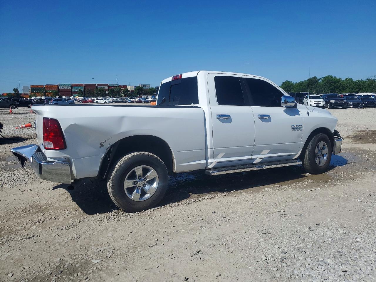 2015 Ram 1500 Slt White vin: 1C6RR6GG9FS685817