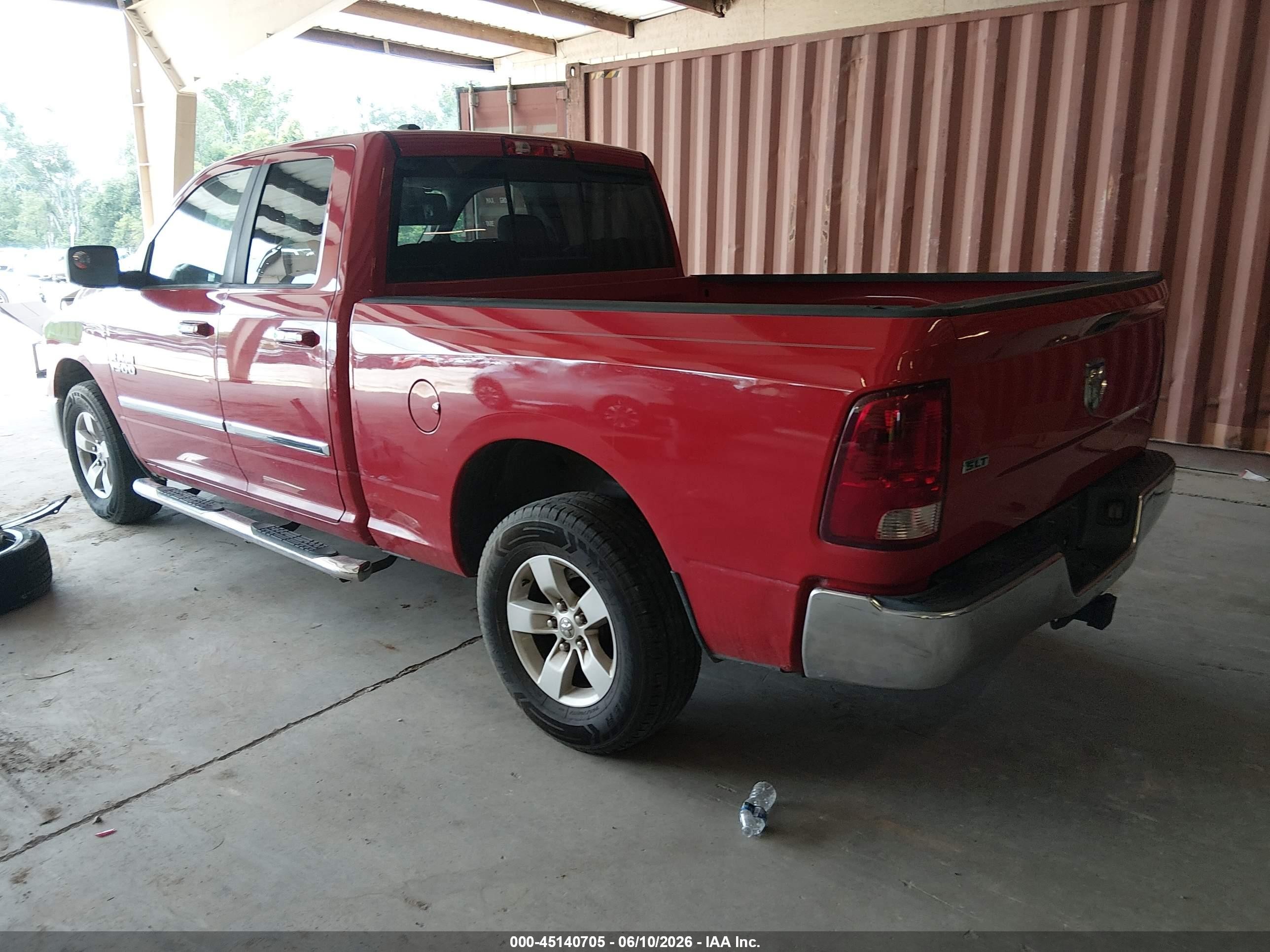 2013 Ram 1500 Slt Red vin: 1C6RR6GGXDS529637