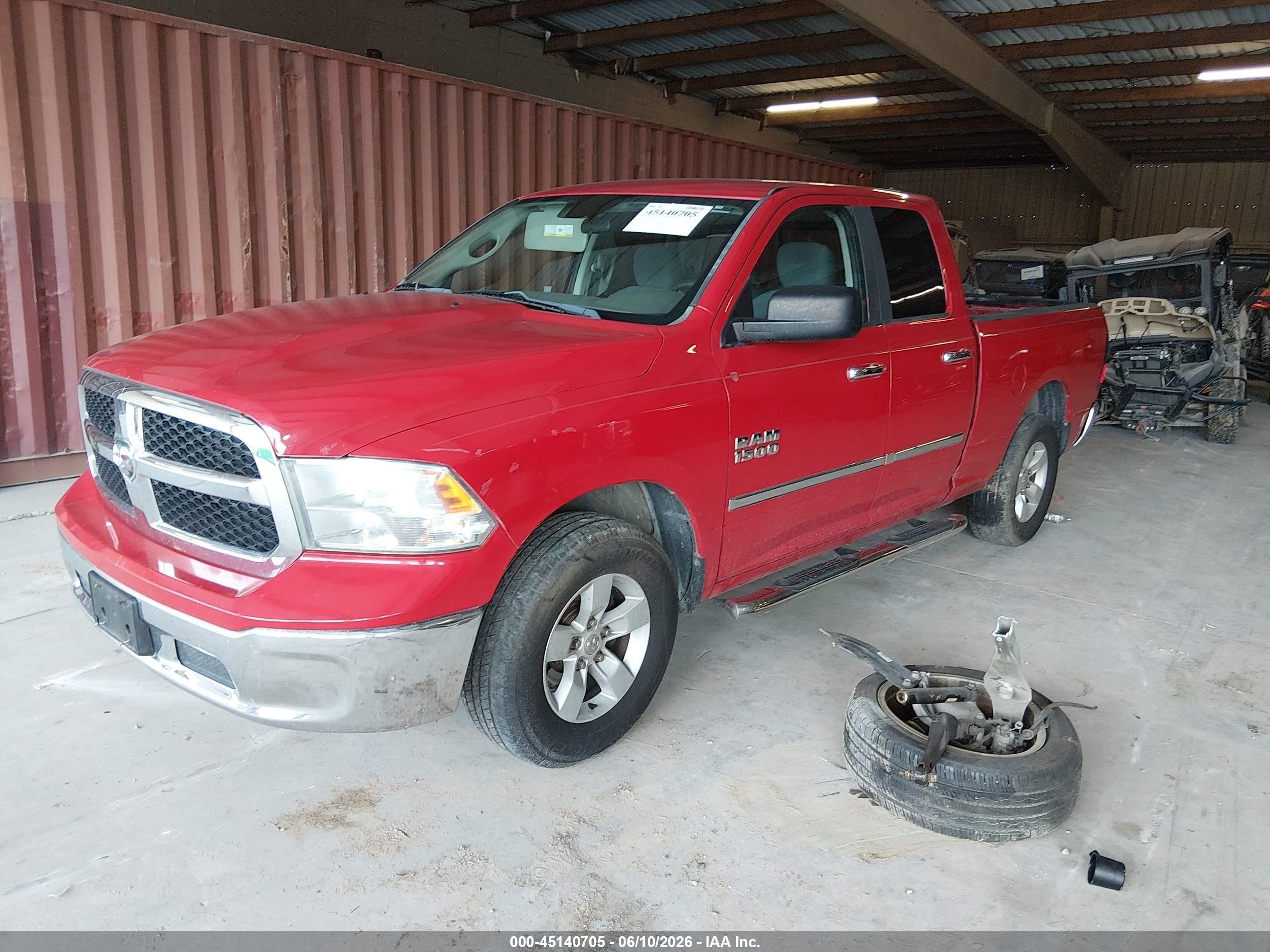 2013 Ram 1500 Slt Red vin: 1C6RR6GGXDS529637