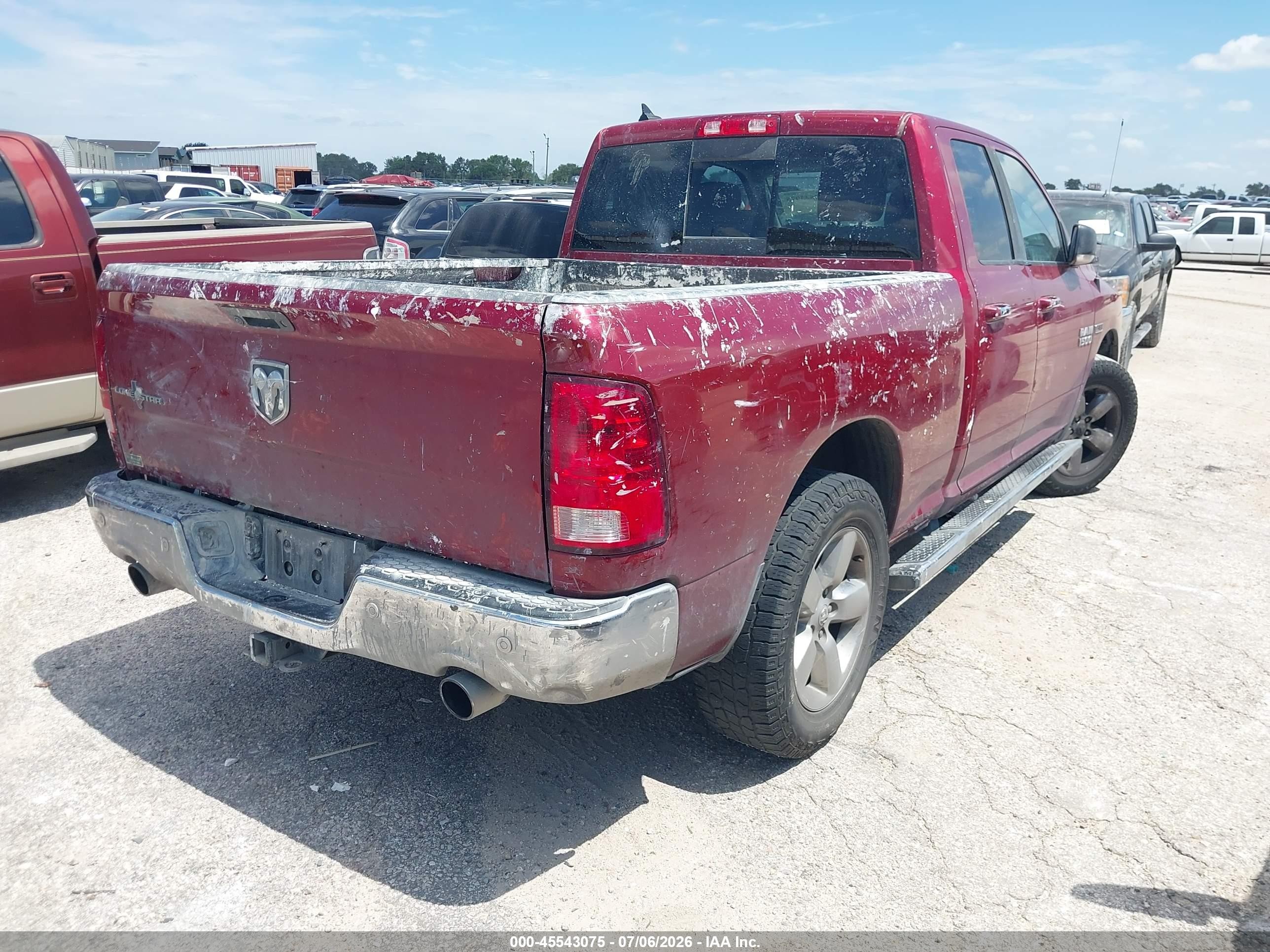 2015 Ram 1500 Lone Star Red vin: 1C6RR6GM1FS614388