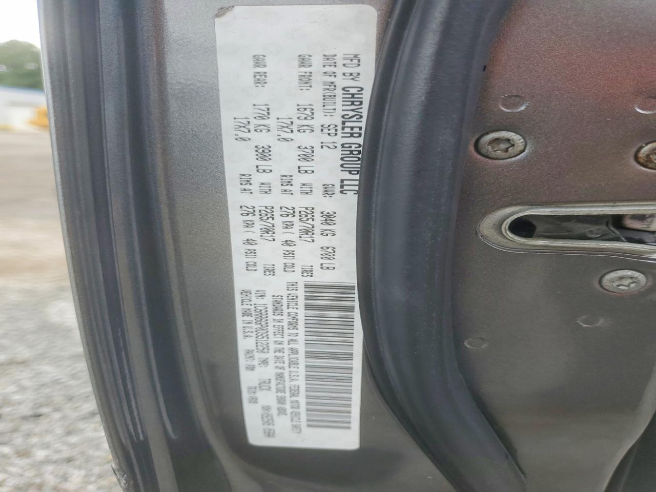 2013 Ram 1500 Slt Charcoal vin: 1C6RR6GP0DS512250