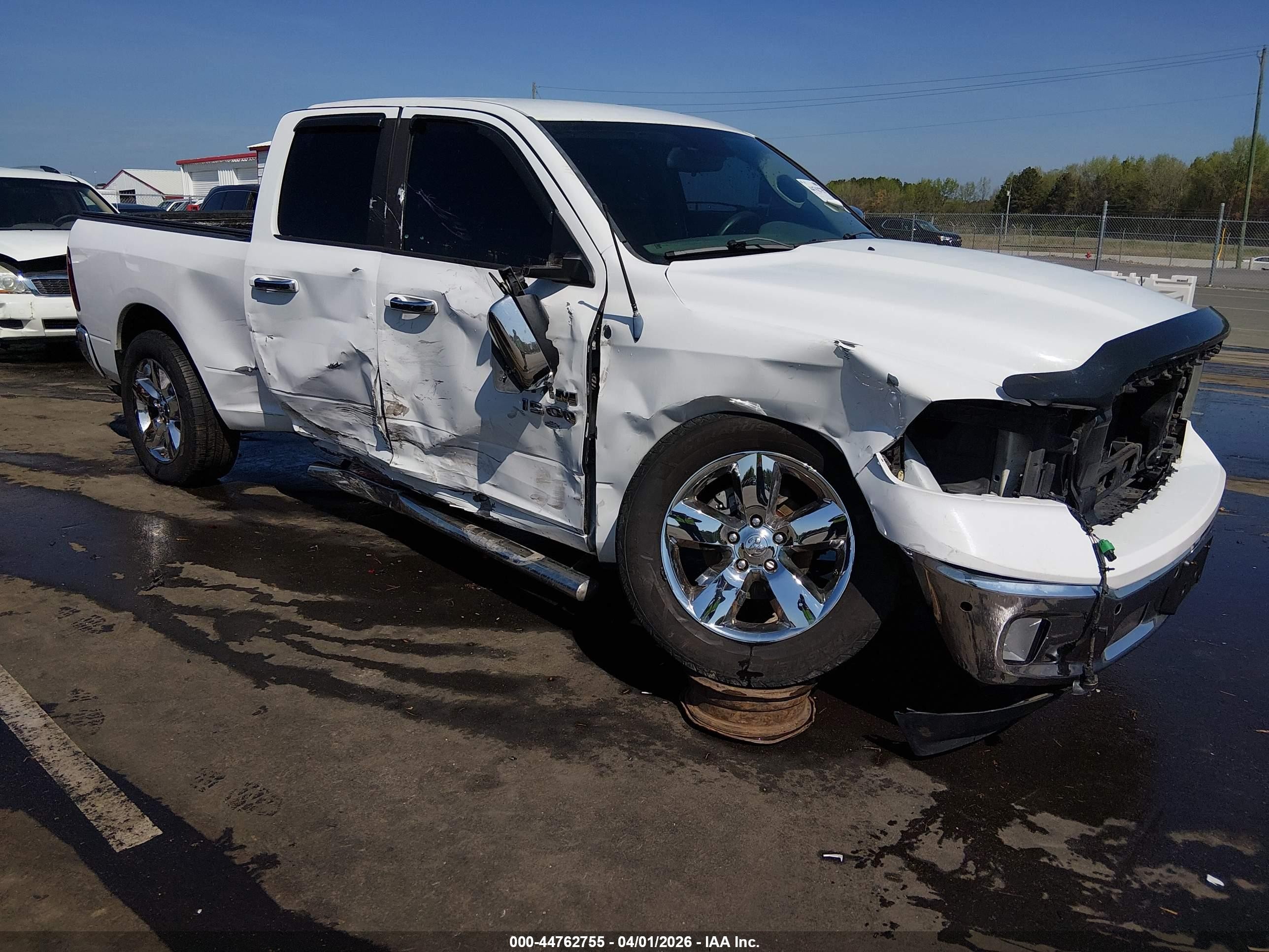 2013 Ram 1500 Slt White vin: 1C6RR6GP2DS659248