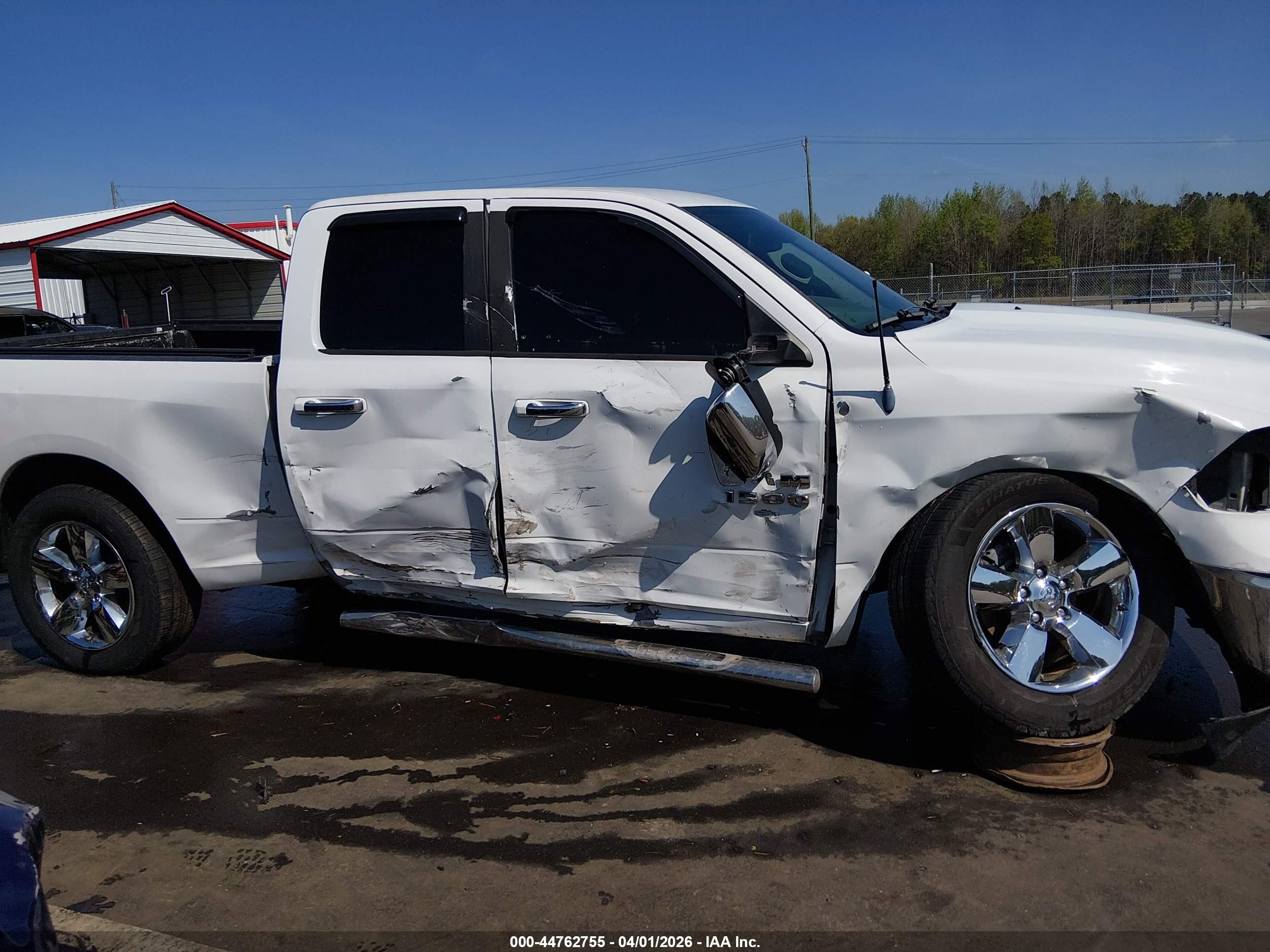 2013 Ram 1500 Slt Белый vin: 1C6RR6GP2DS659248