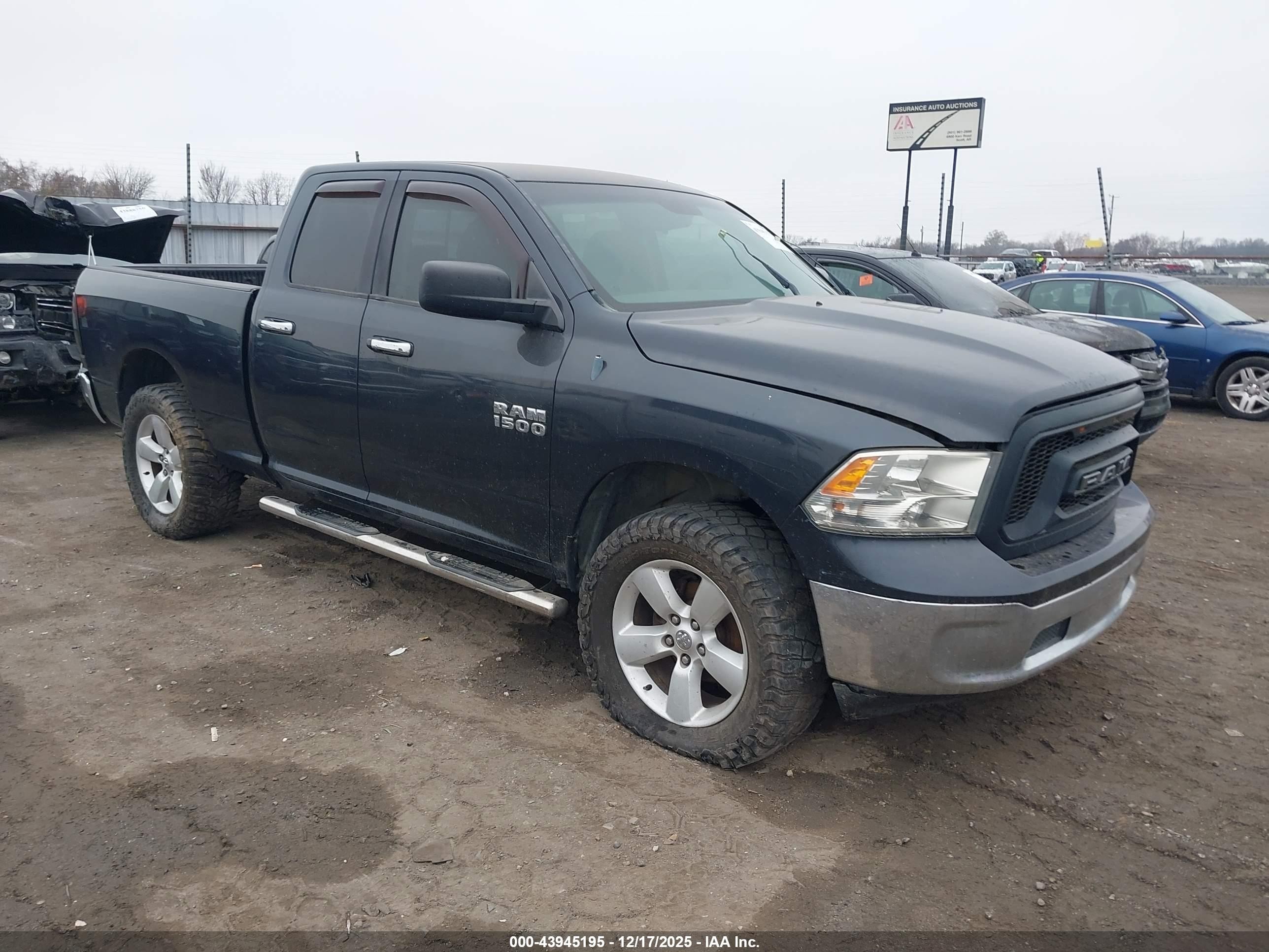 2013 Ram 1500 Slt Blue vin: 1C6RR6GP3DS660005