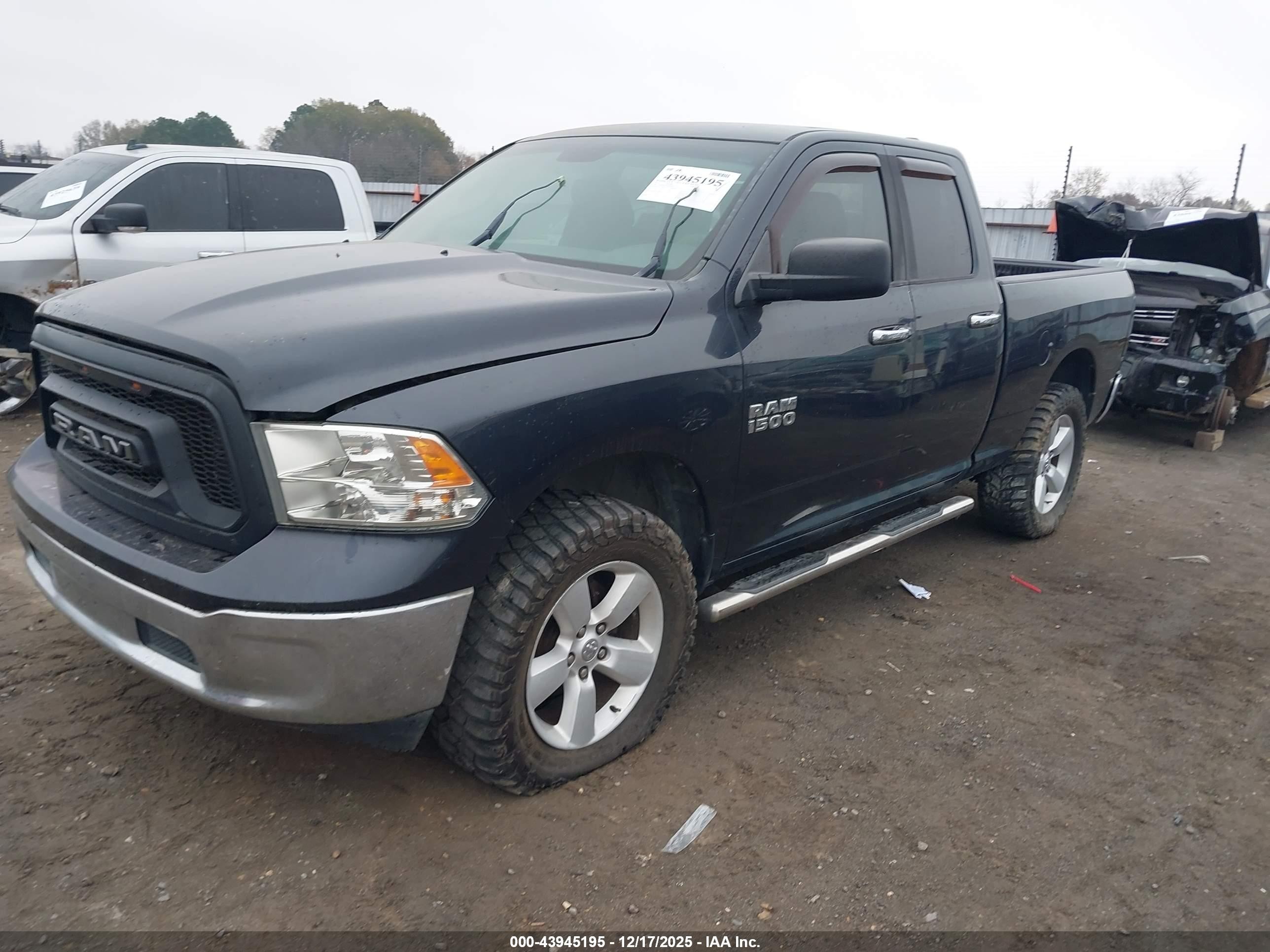 2013 Ram 1500 Slt Blue vin: 1C6RR6GP3DS660005