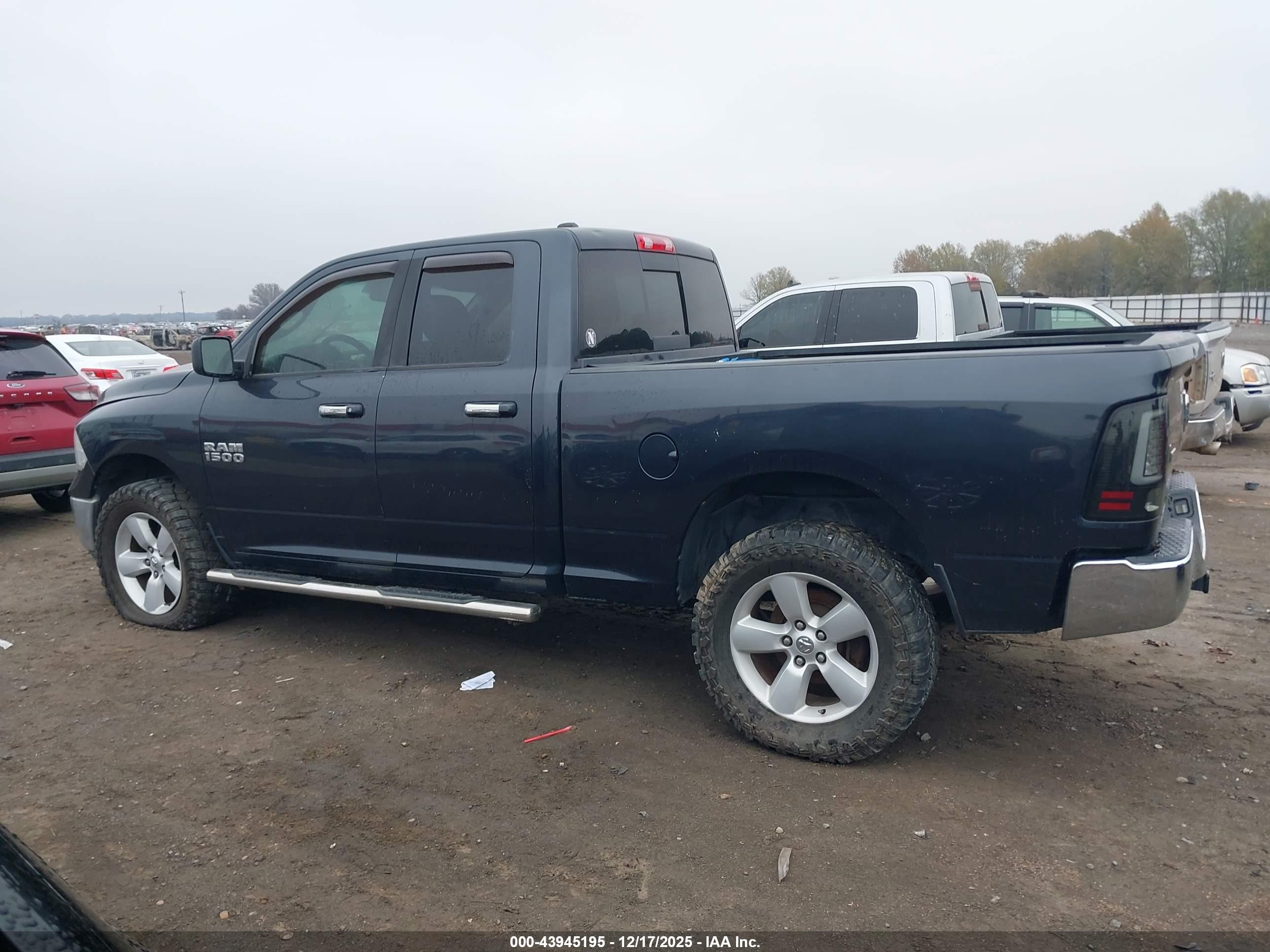 2013 Ram 1500 Slt Blue vin: 1C6RR6GP3DS660005