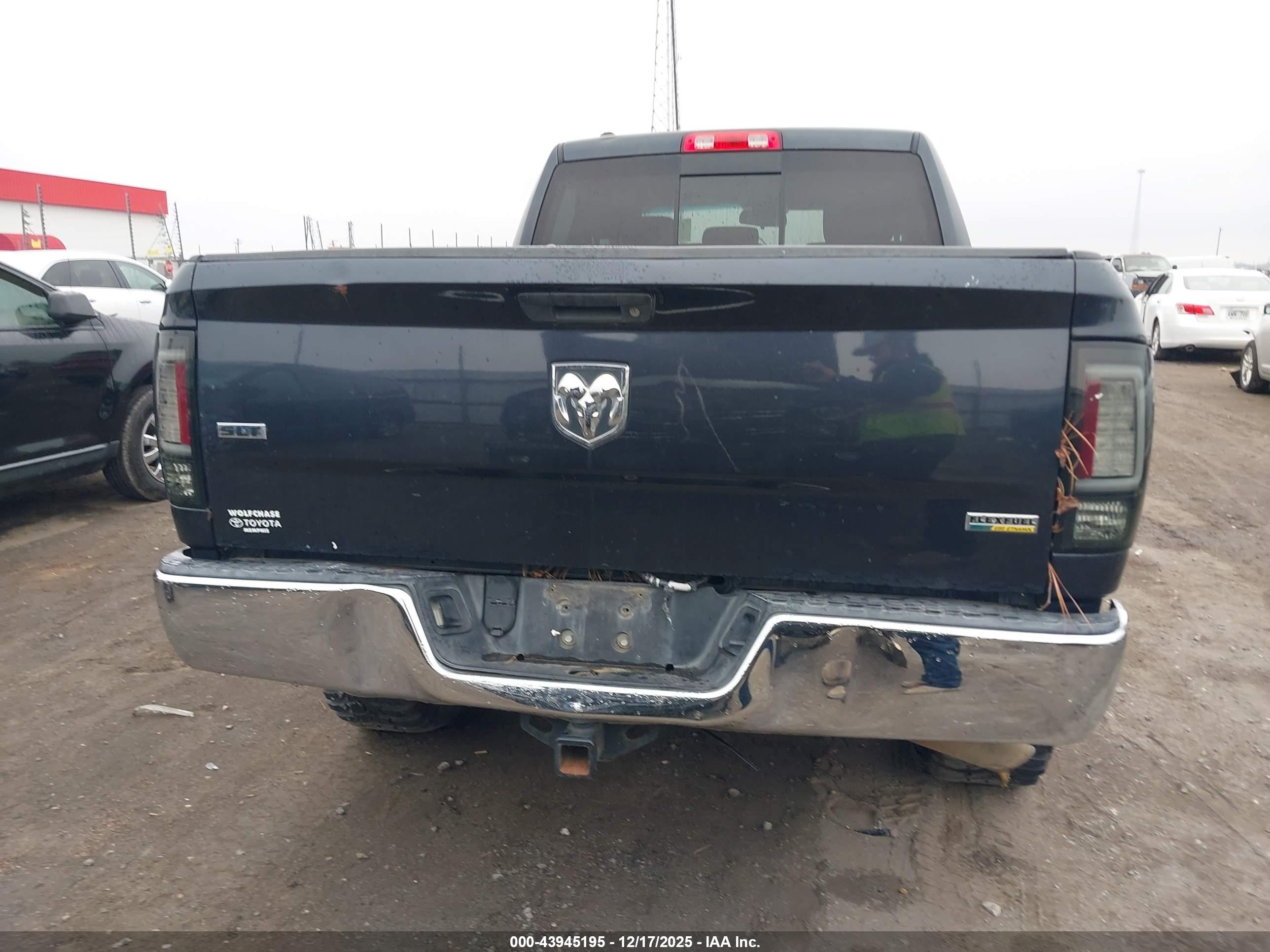 2013 Ram 1500 Slt Blue vin: 1C6RR6GP3DS660005