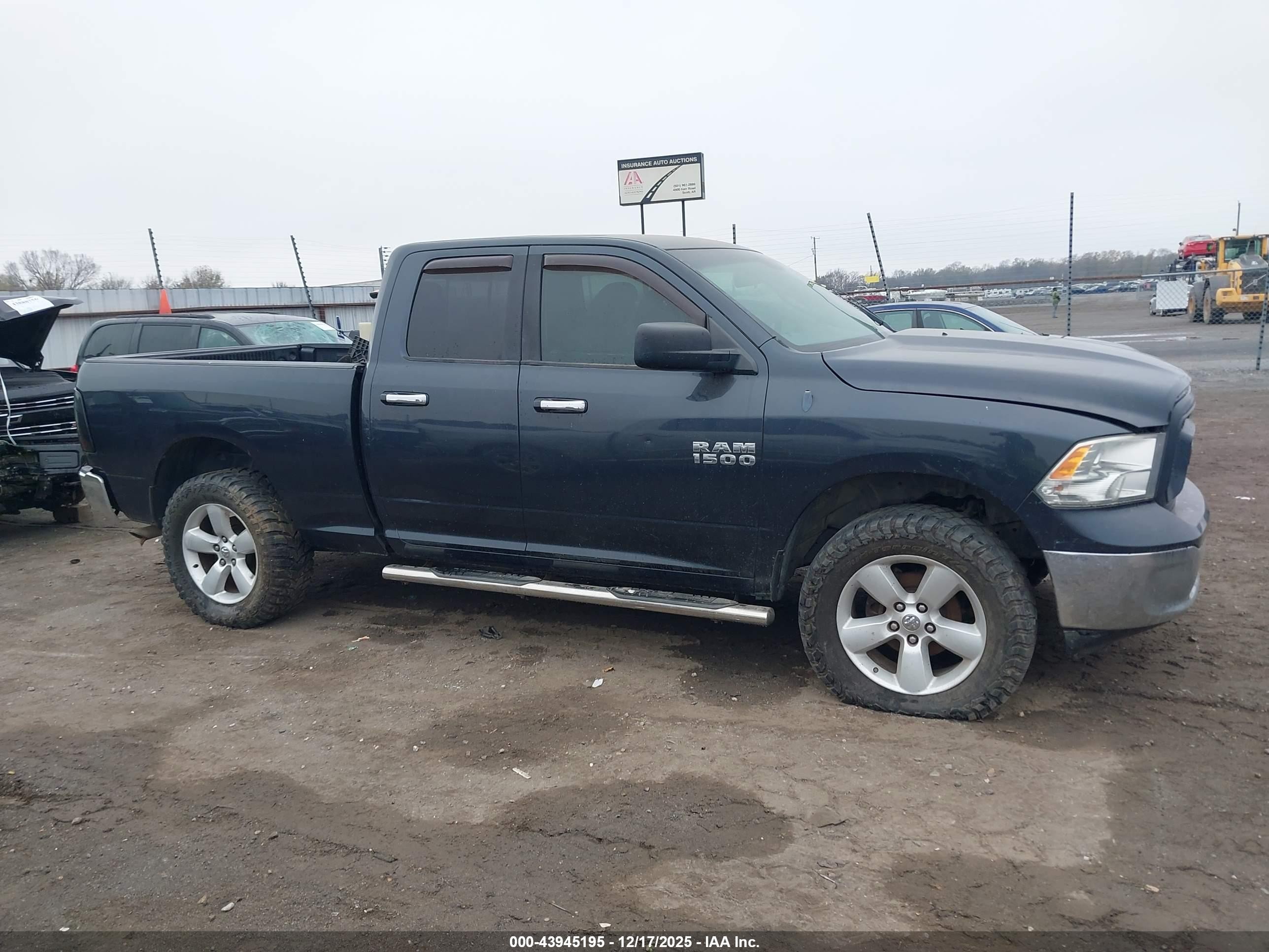 2013 Ram 1500 Slt Blue vin: 1C6RR6GP3DS660005
