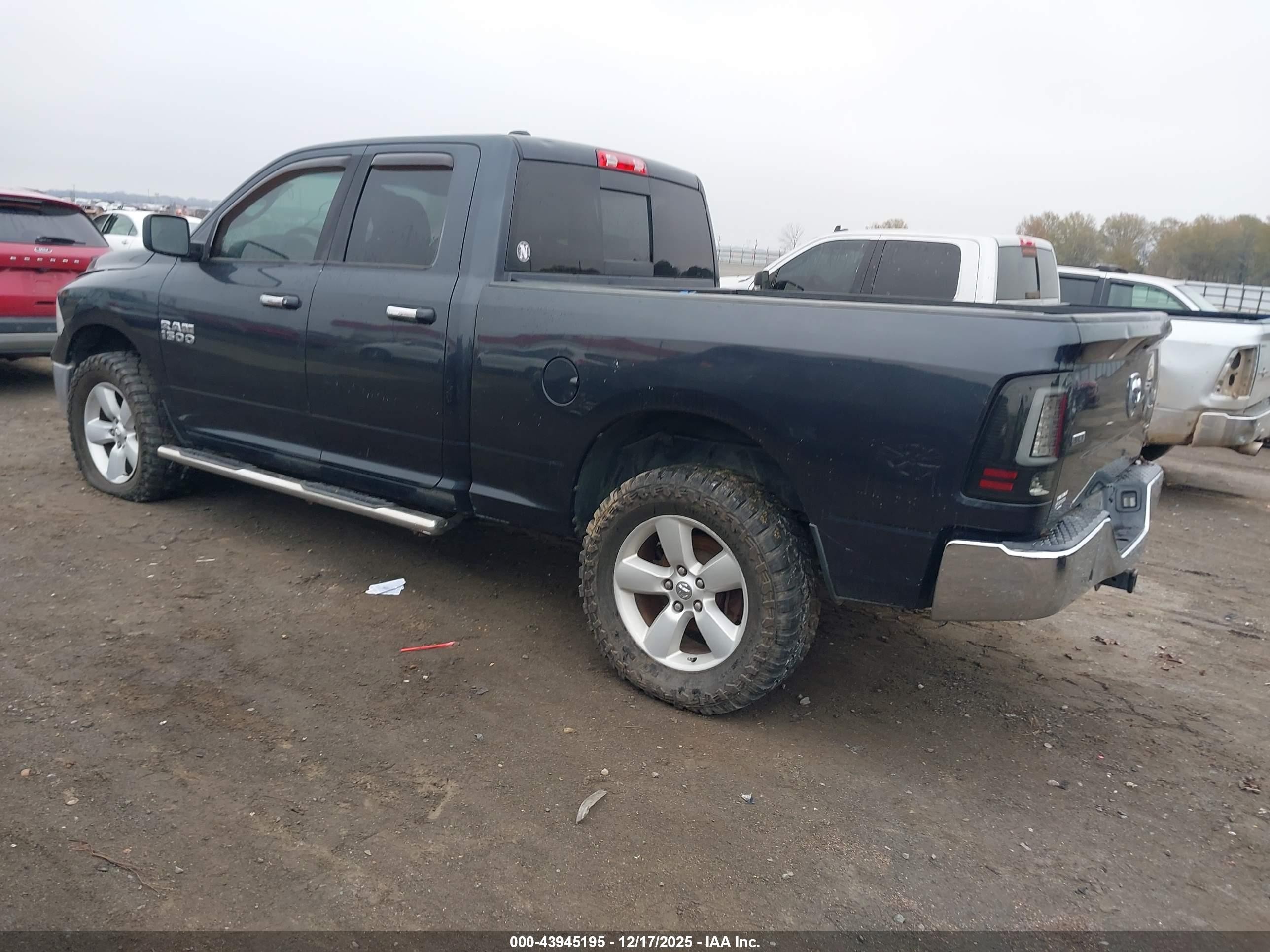 2013 Ram 1500 Slt Blue vin: 1C6RR6GP3DS660005