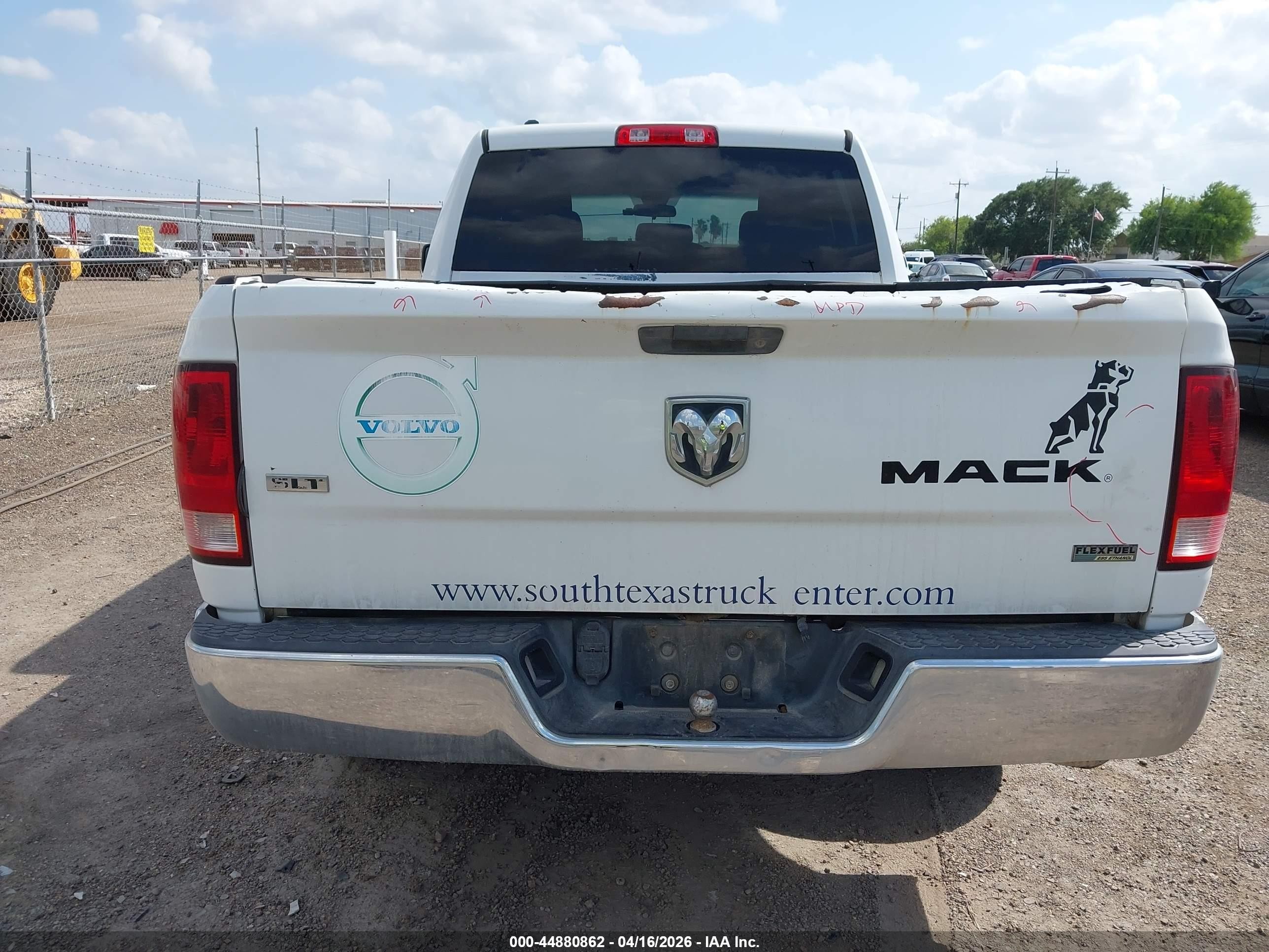 2013 Ram 1500 Slt White vin: 1C6RR6GP6DS517467