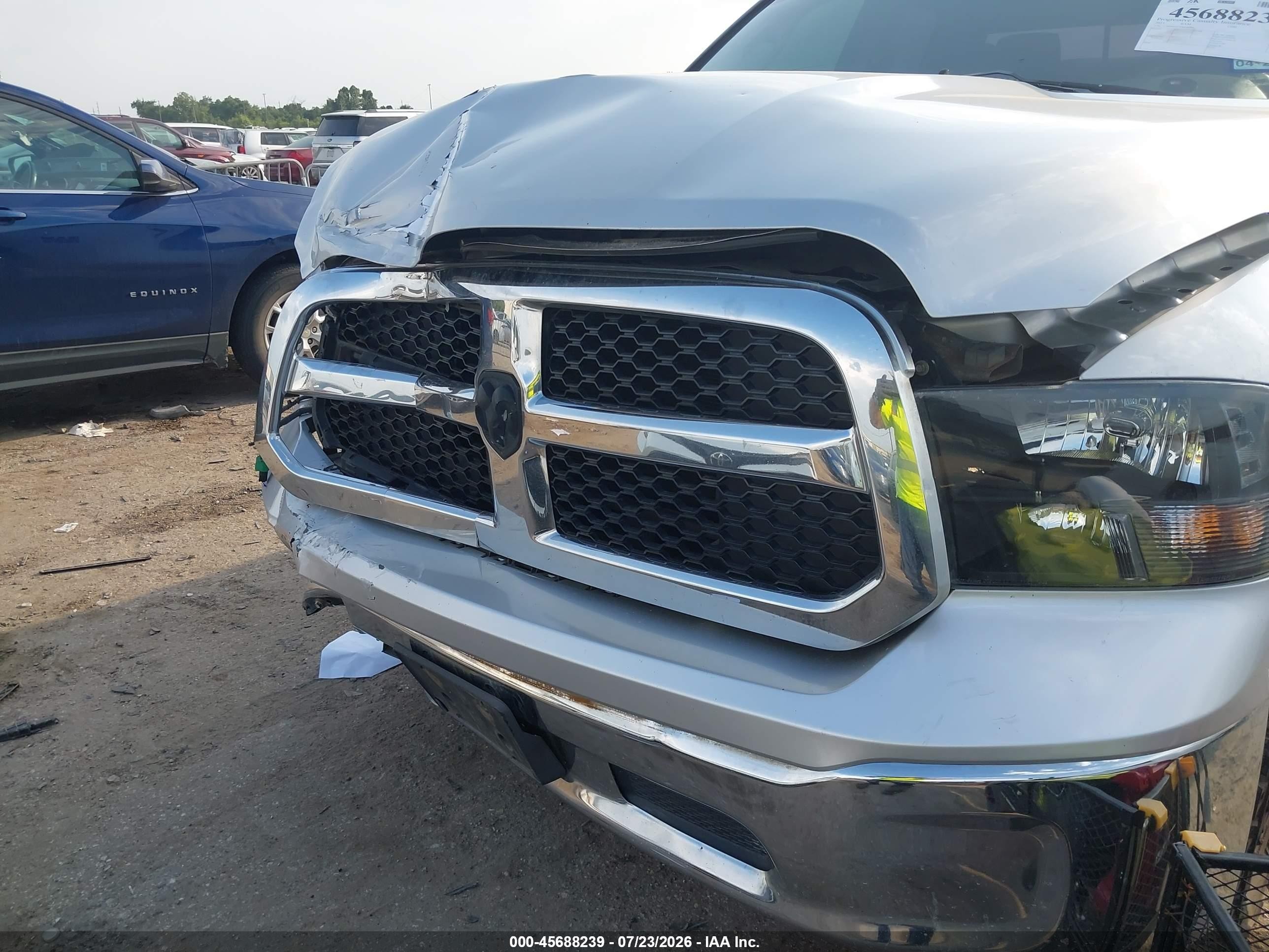 2013 Ram 1500 Slt Silver vin: 1C6RR6GP7DS658791