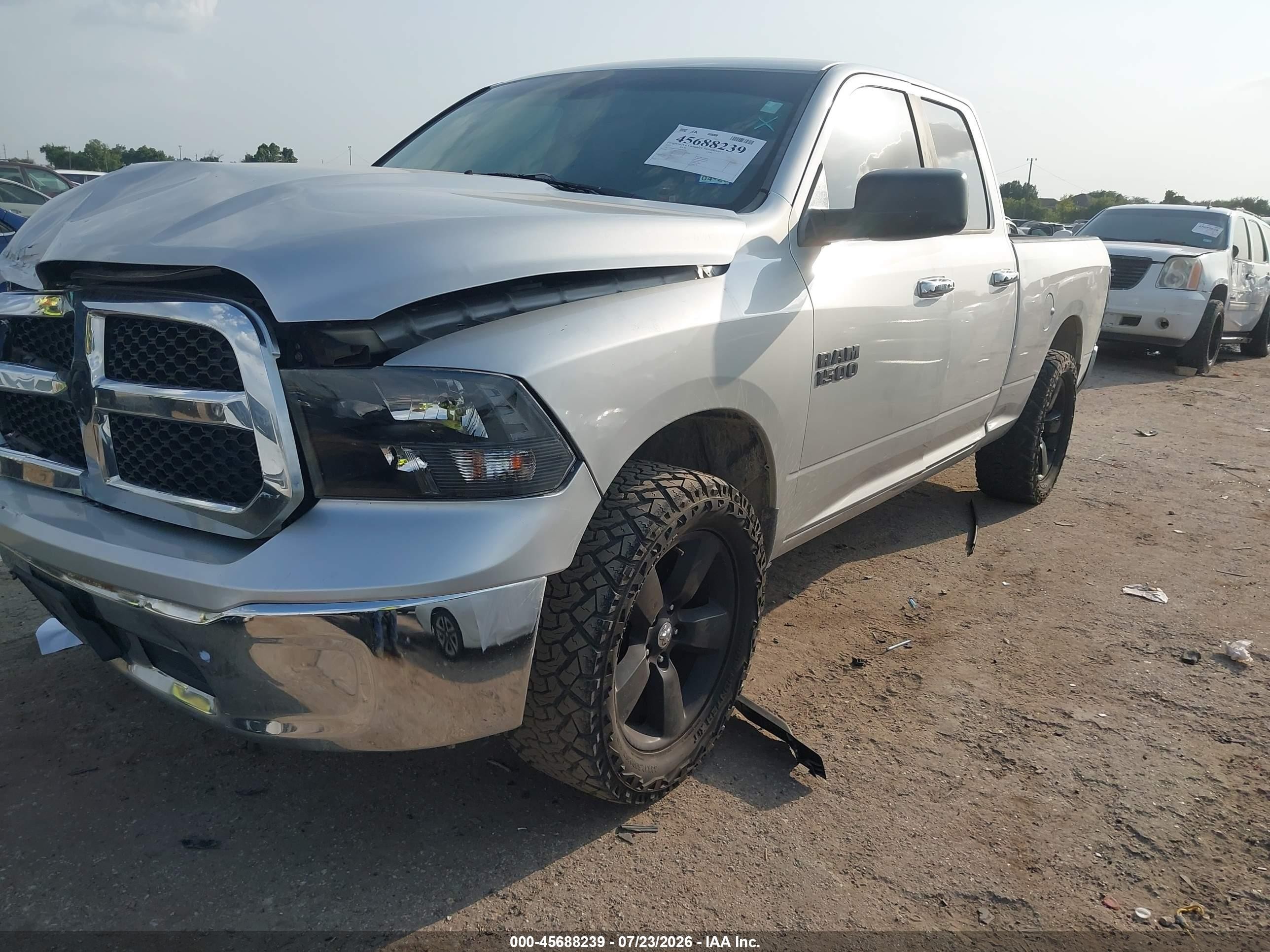2013 Ram 1500 Slt Silver vin: 1C6RR6GP7DS658791