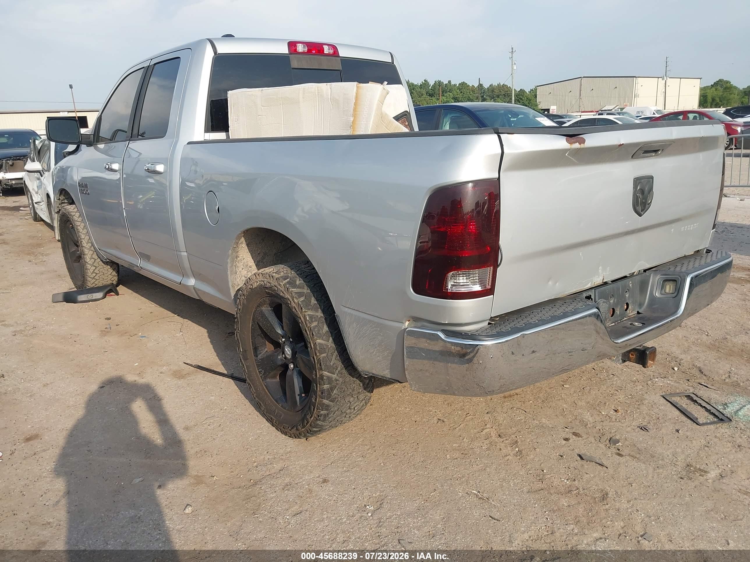 2013 Ram 1500 Slt Silver vin: 1C6RR6GP7DS658791