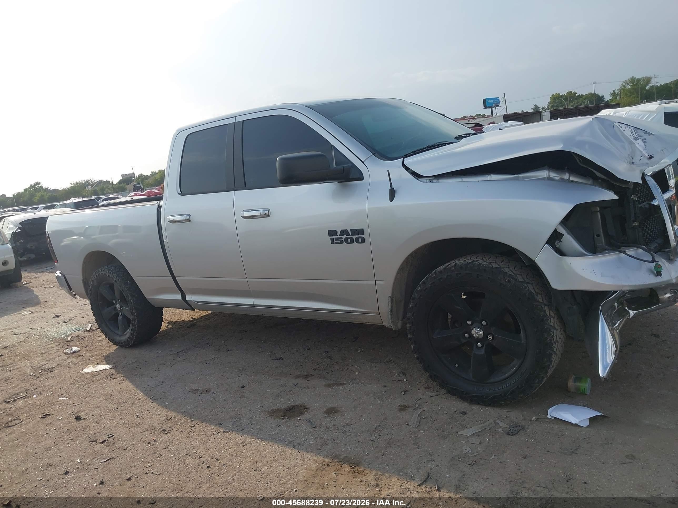 2013 Ram 1500 Slt Silver vin: 1C6RR6GP7DS658791