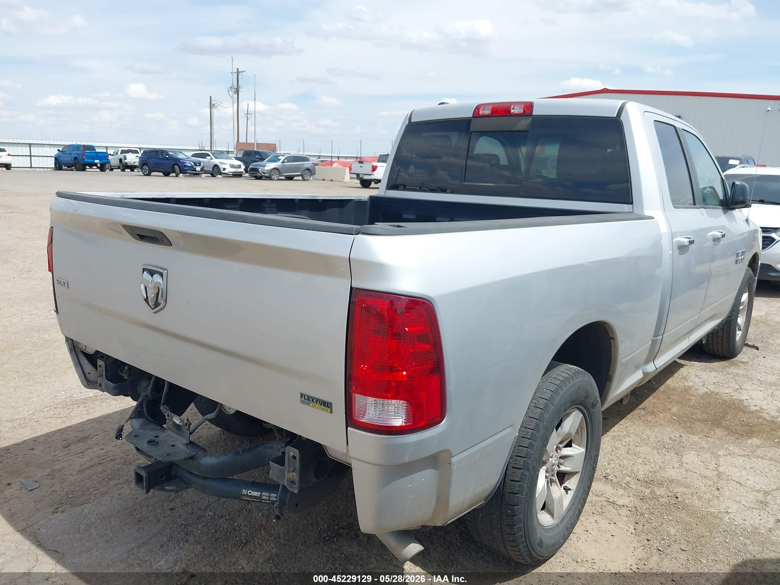 2013 Ram 1500 Slt Silver vin: 1C6RR6GPXDS633240
